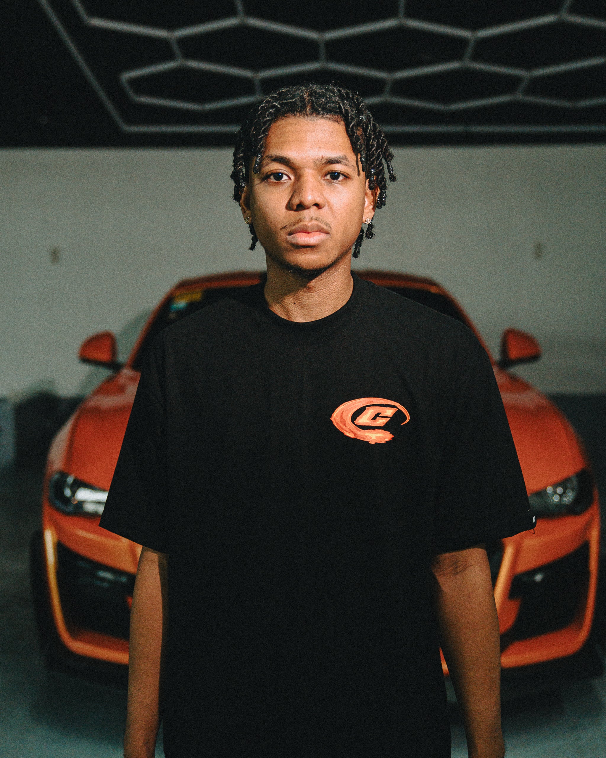 "Fuego" Tee in Black Colorway