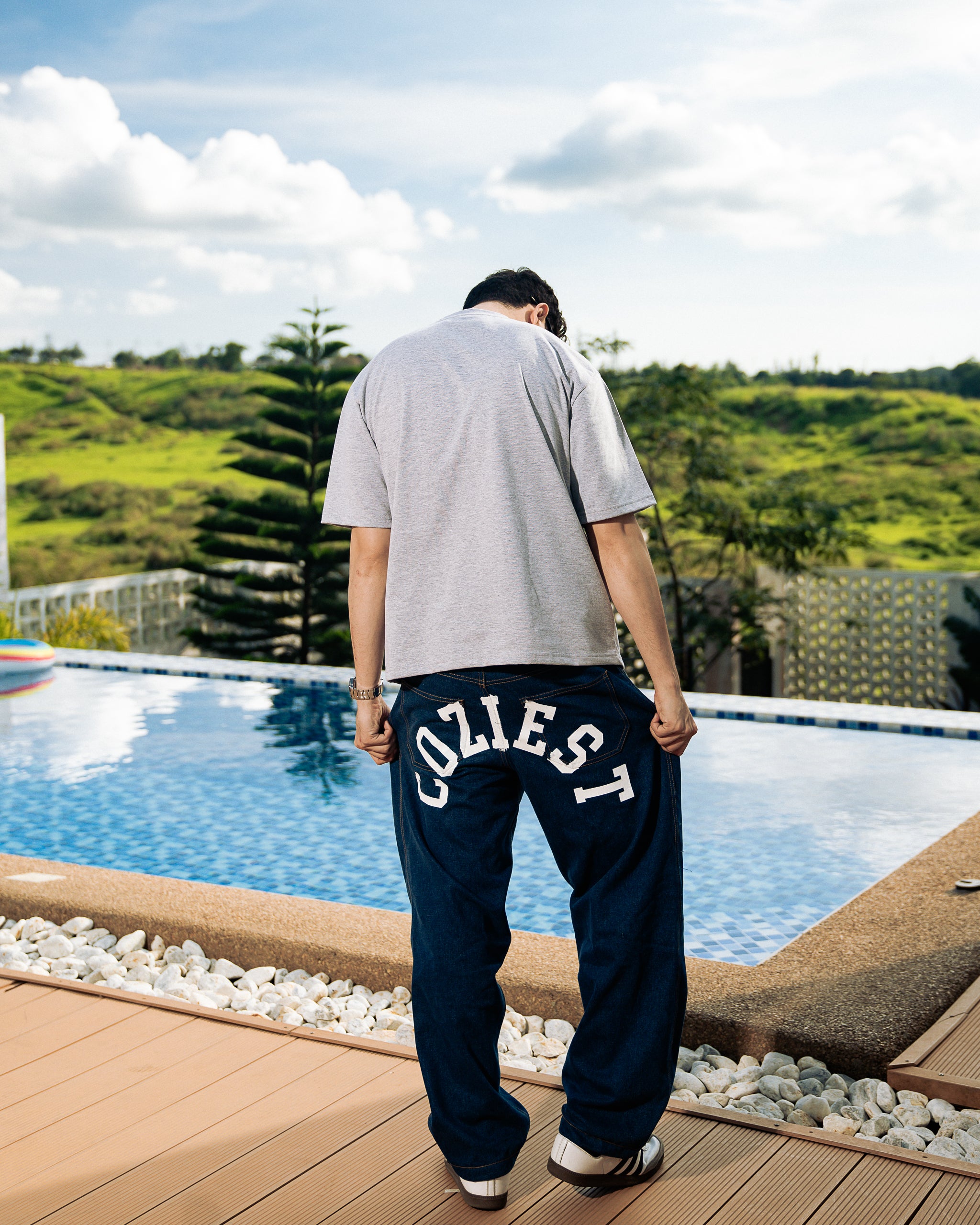 "Athletic" Tee in Heather Gray Colorway