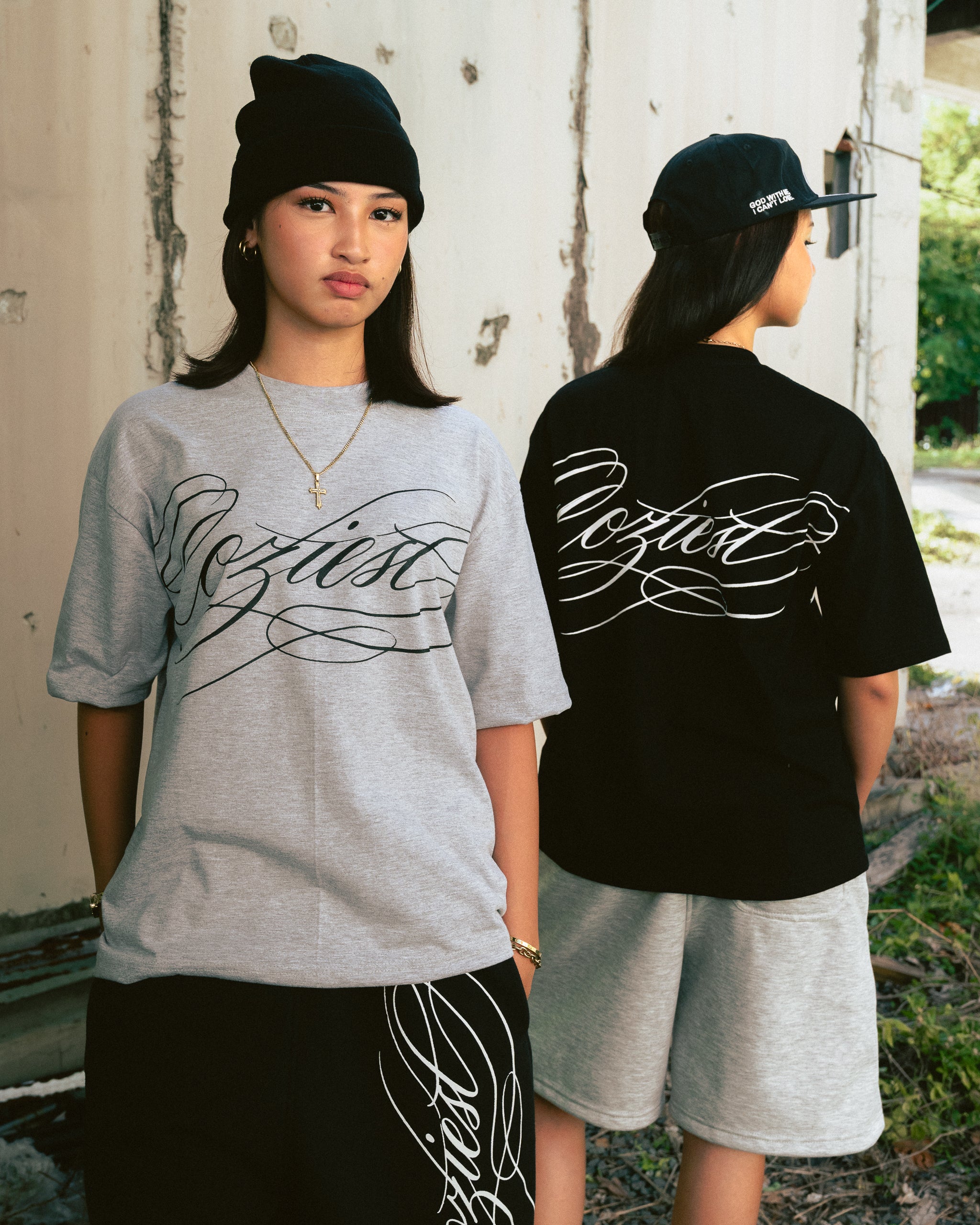 "Ink" Shirt in Black and Heather Gray Colorway