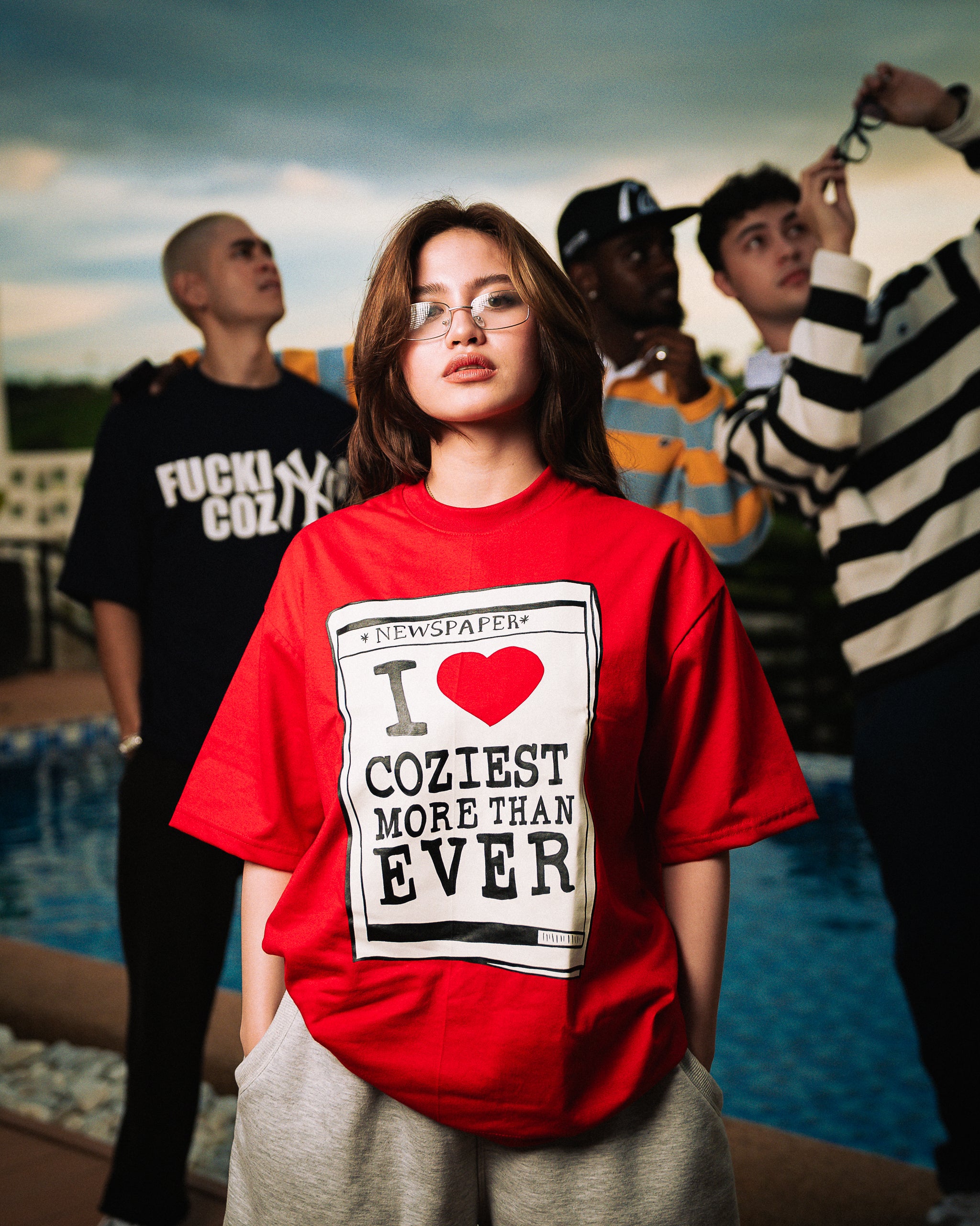 "More Than Ever" Tee in Red Colorway