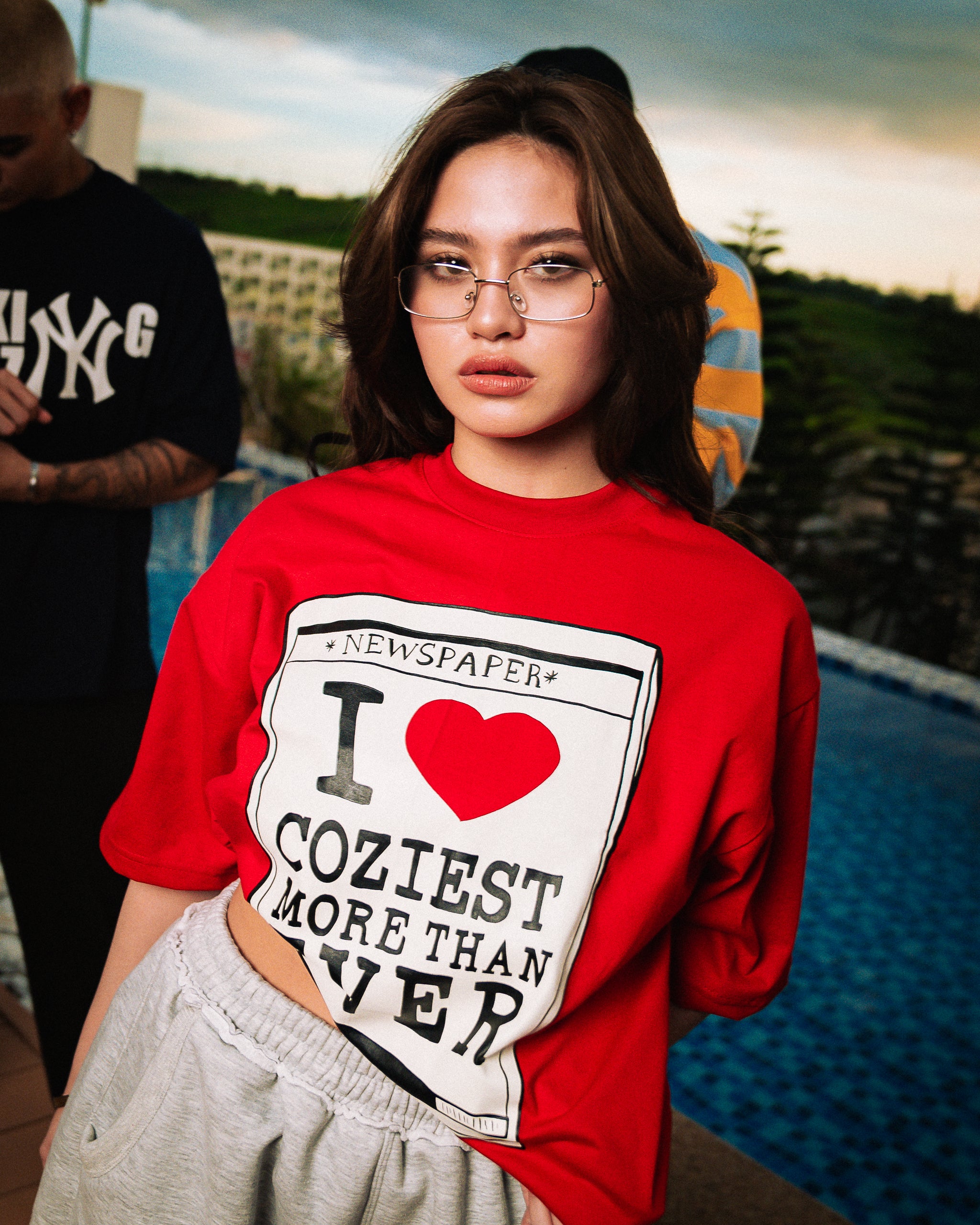 "More Than Ever" Tee in Red Colorway