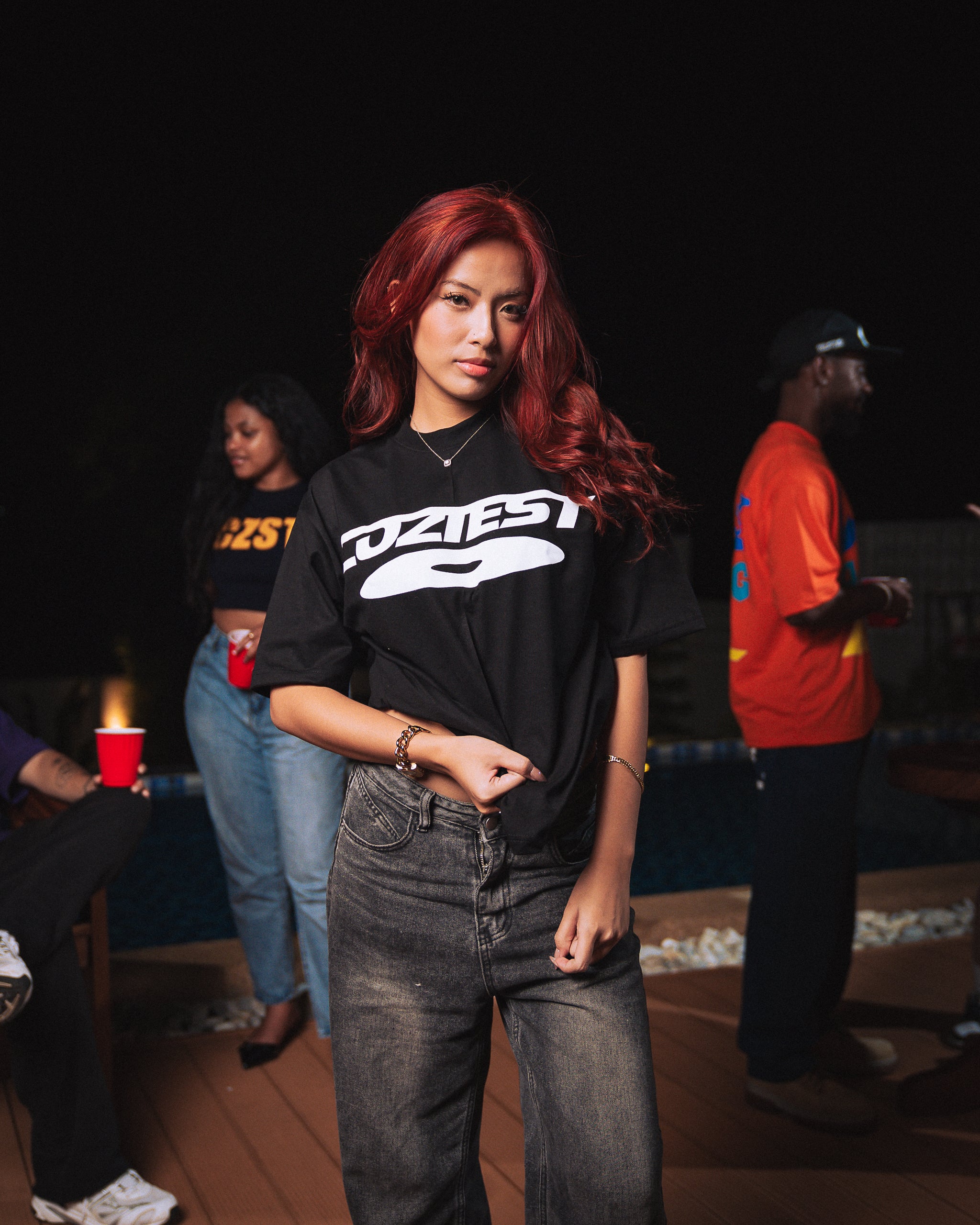 "DVD" Tee in Black Colorway