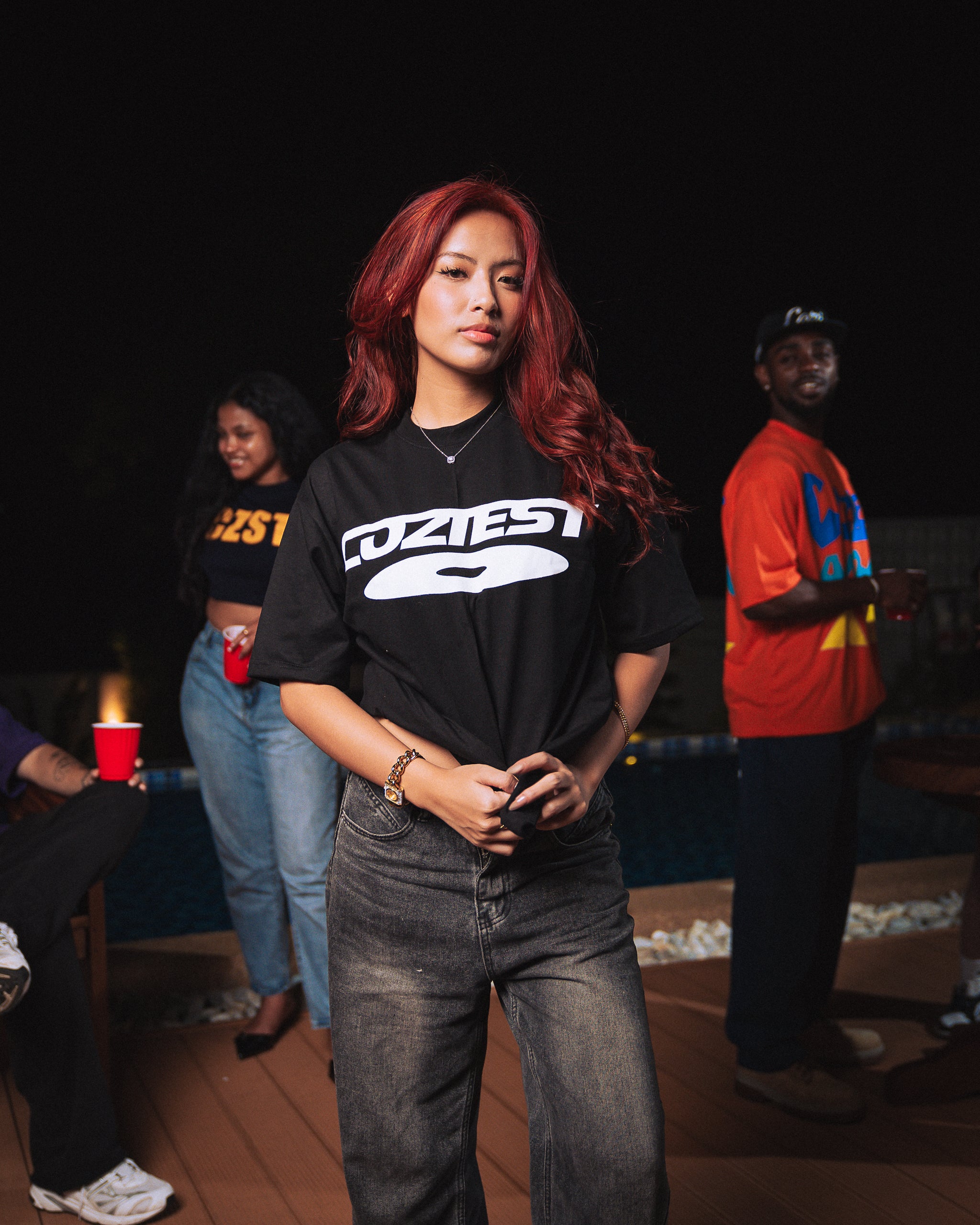 "DVD" Tee in Black Colorway