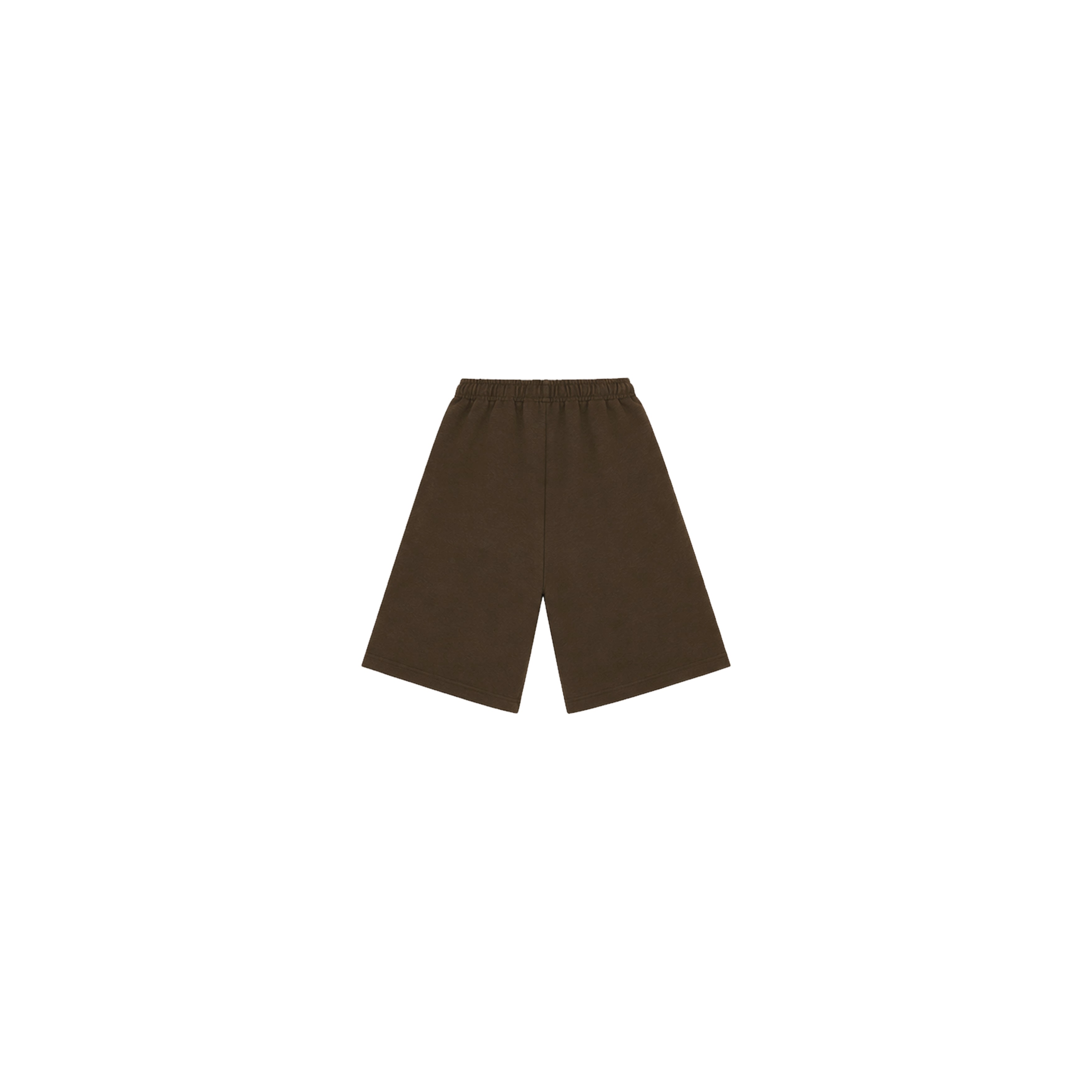 “Tri-Star” Sweatshort in Choco Brown and Black Colorway