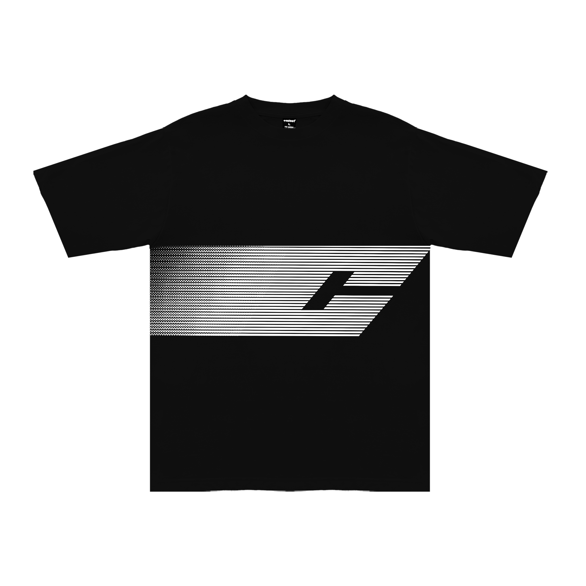 “Stretch” Tee in Black Colorway
