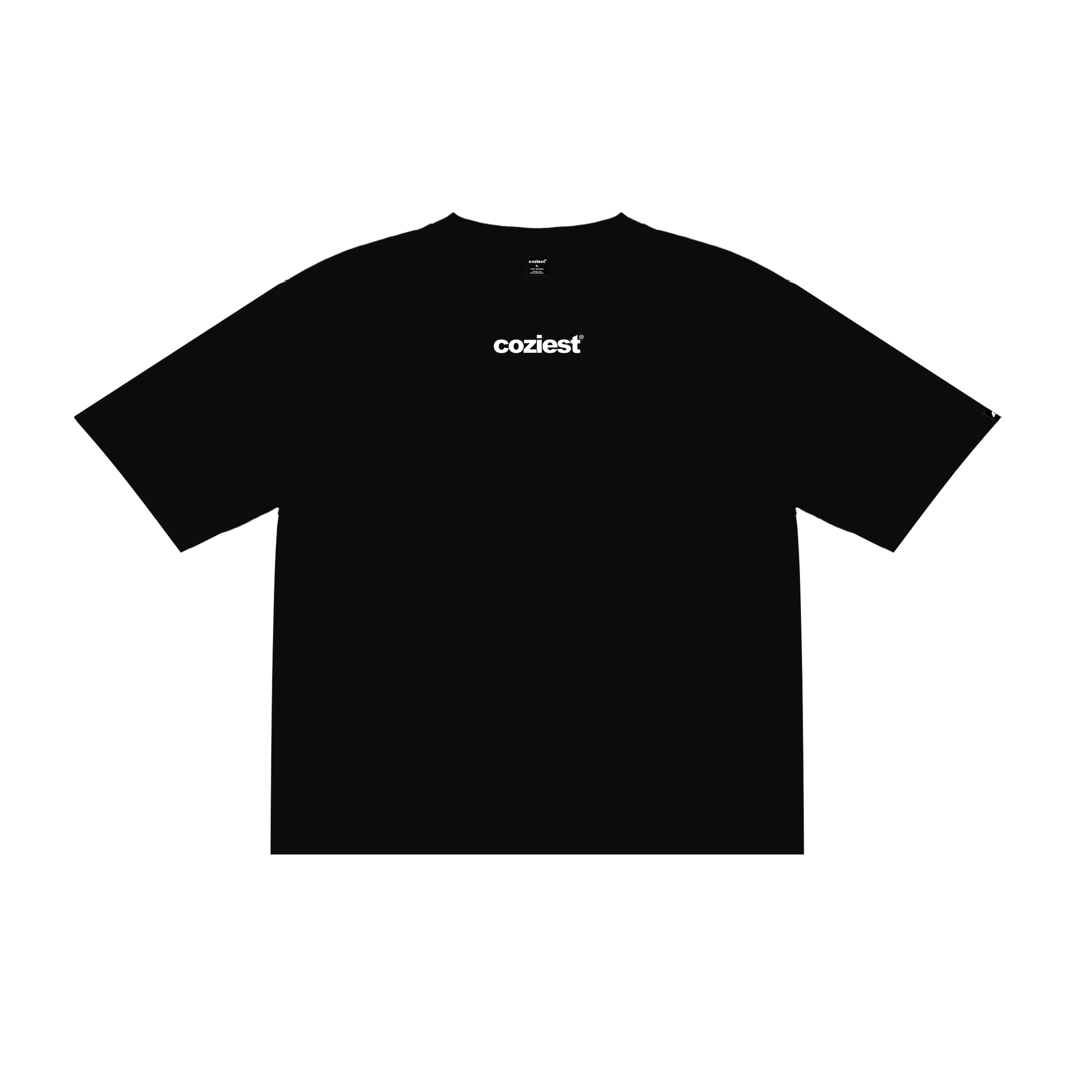 "Classic" Logo Cropped Tee in Black Colorway