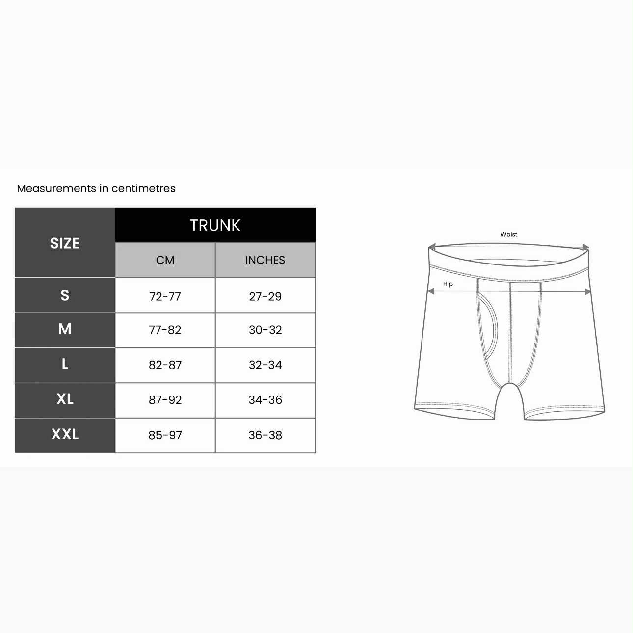 "Classic" Boxer in Black, Heather Gray and White Colorway
