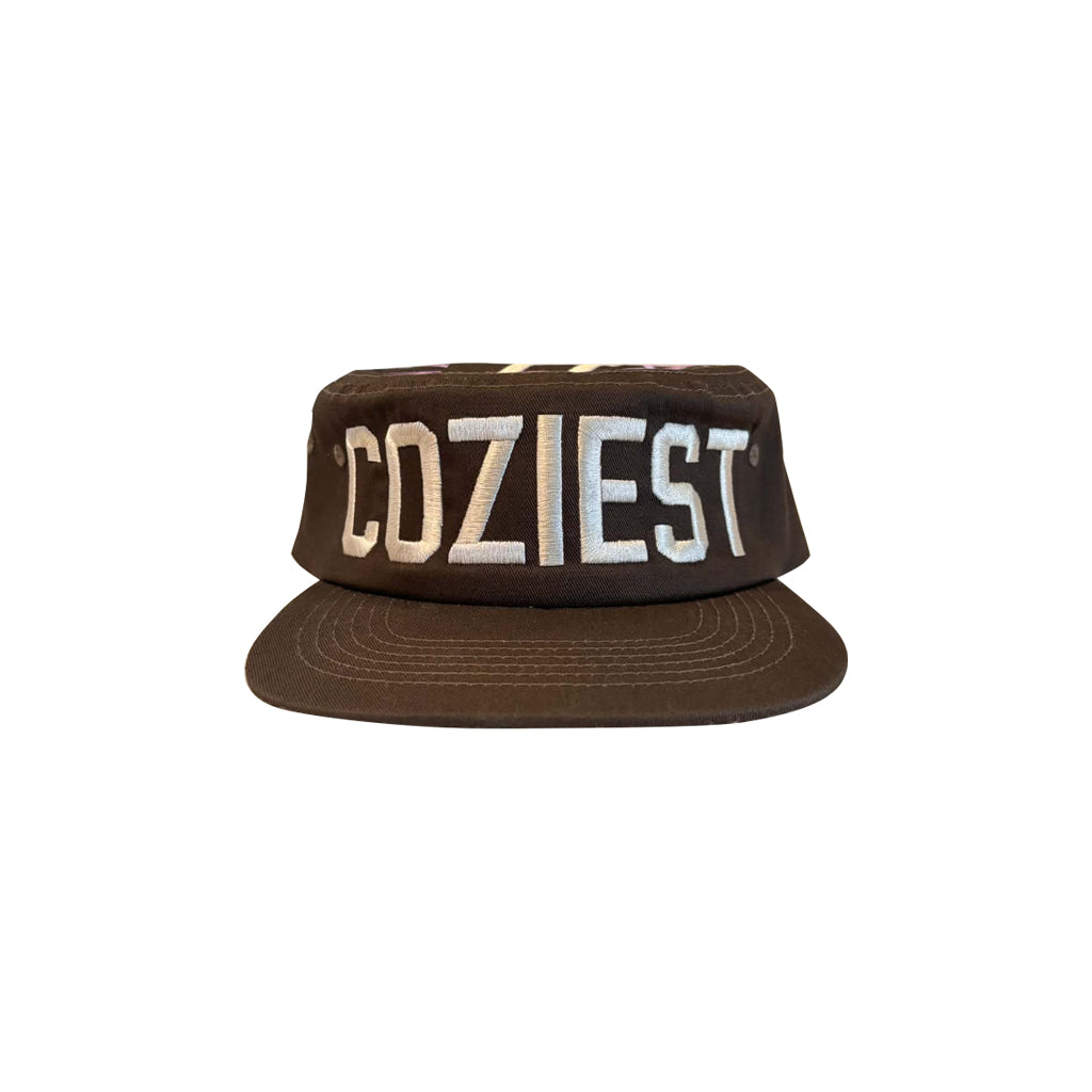 “Till Death” Cap in Black,Brown and Offwhite Colorway
