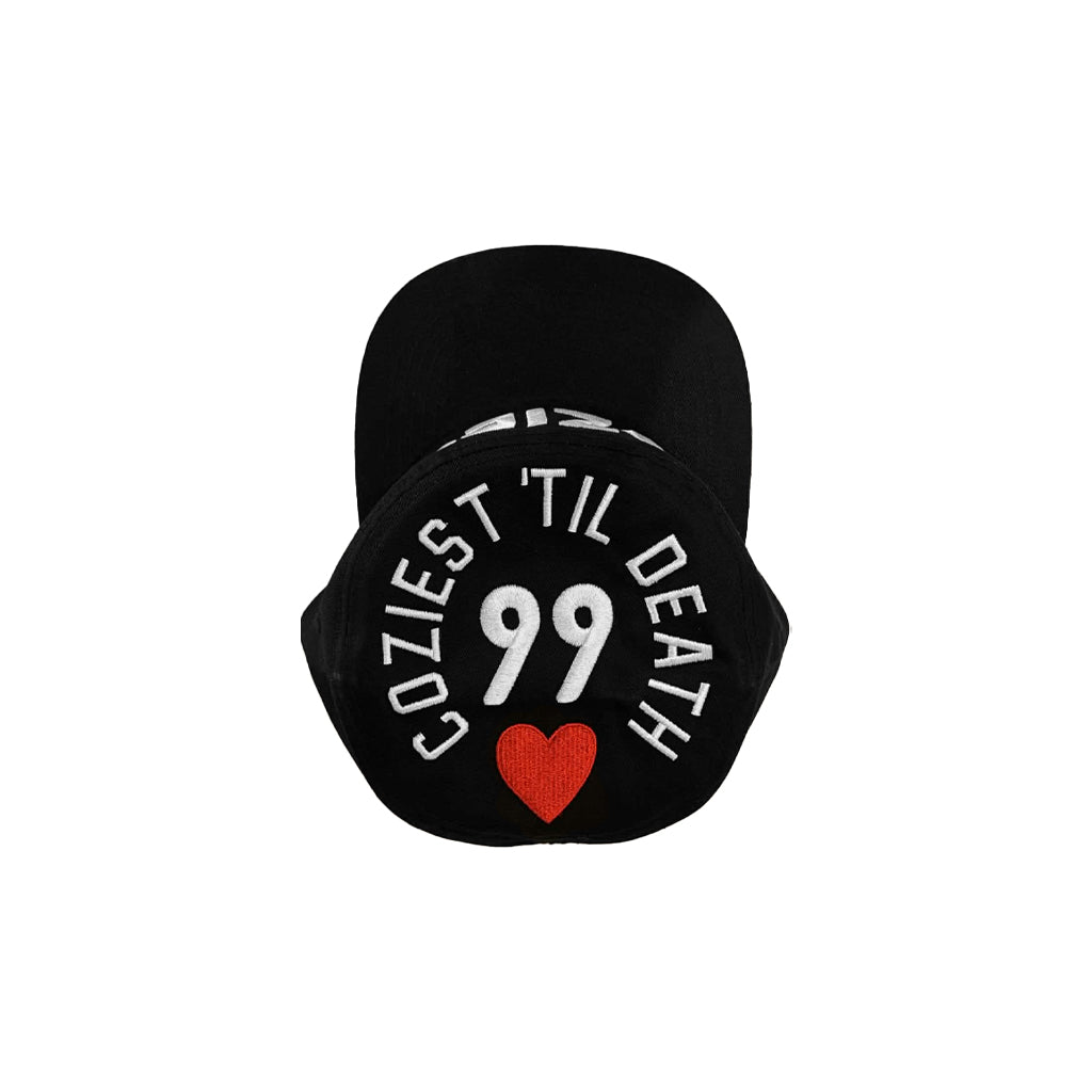 “Till Death” Cap in Black,Brown and Offwhite Colorway