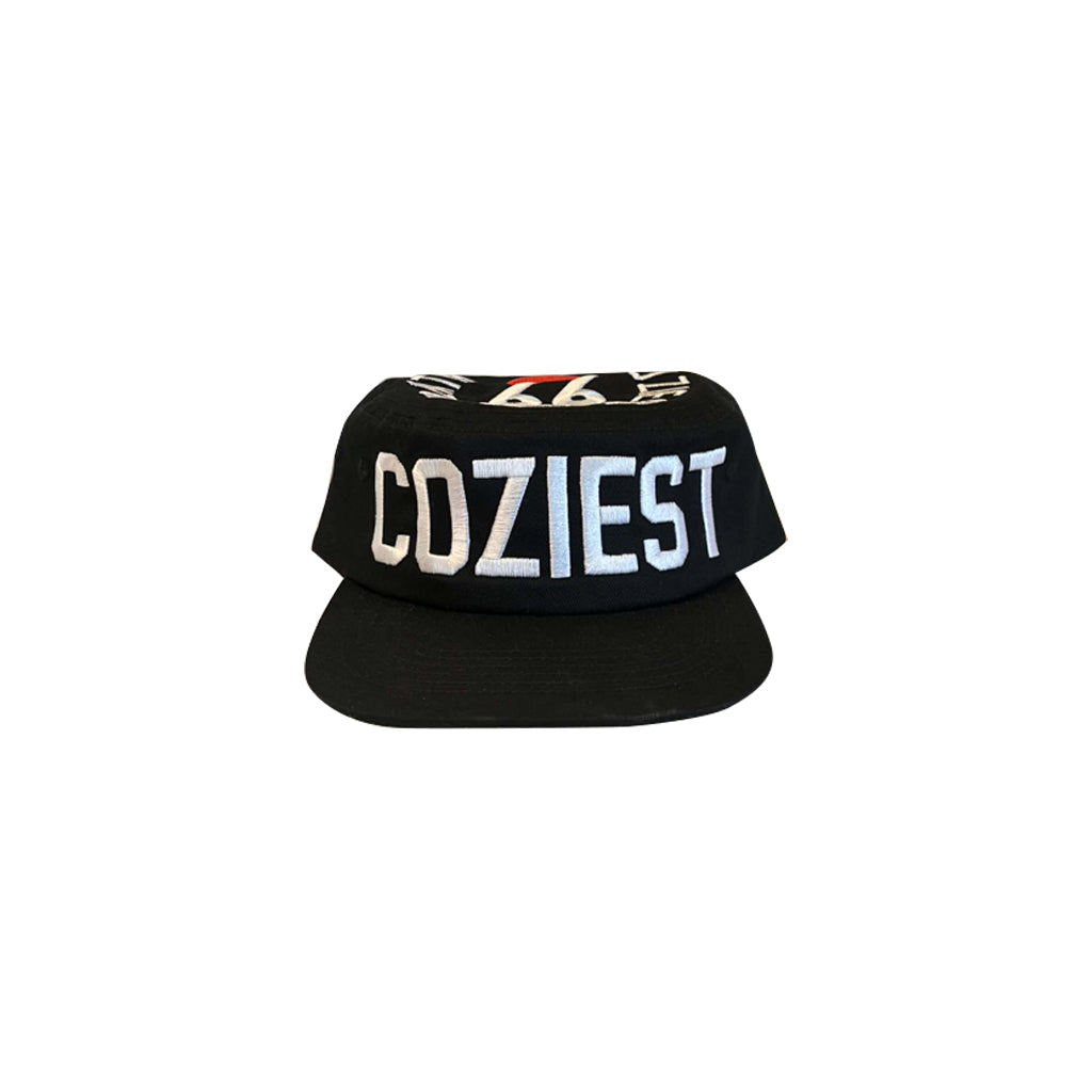 “Till Death” Cap in Black,Brown and Offwhite Colorway