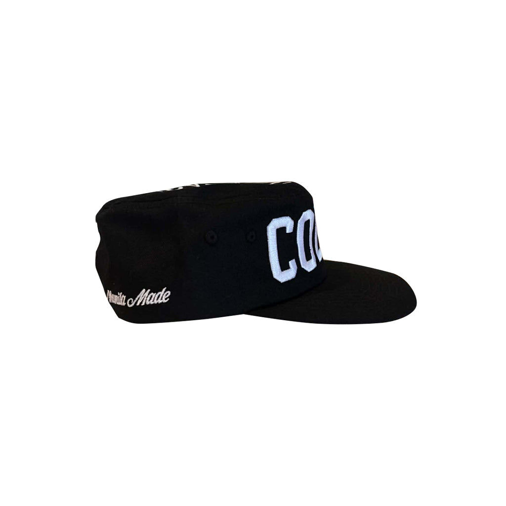 “Till Death” Cap in Black,Brown and Offwhite Colorway