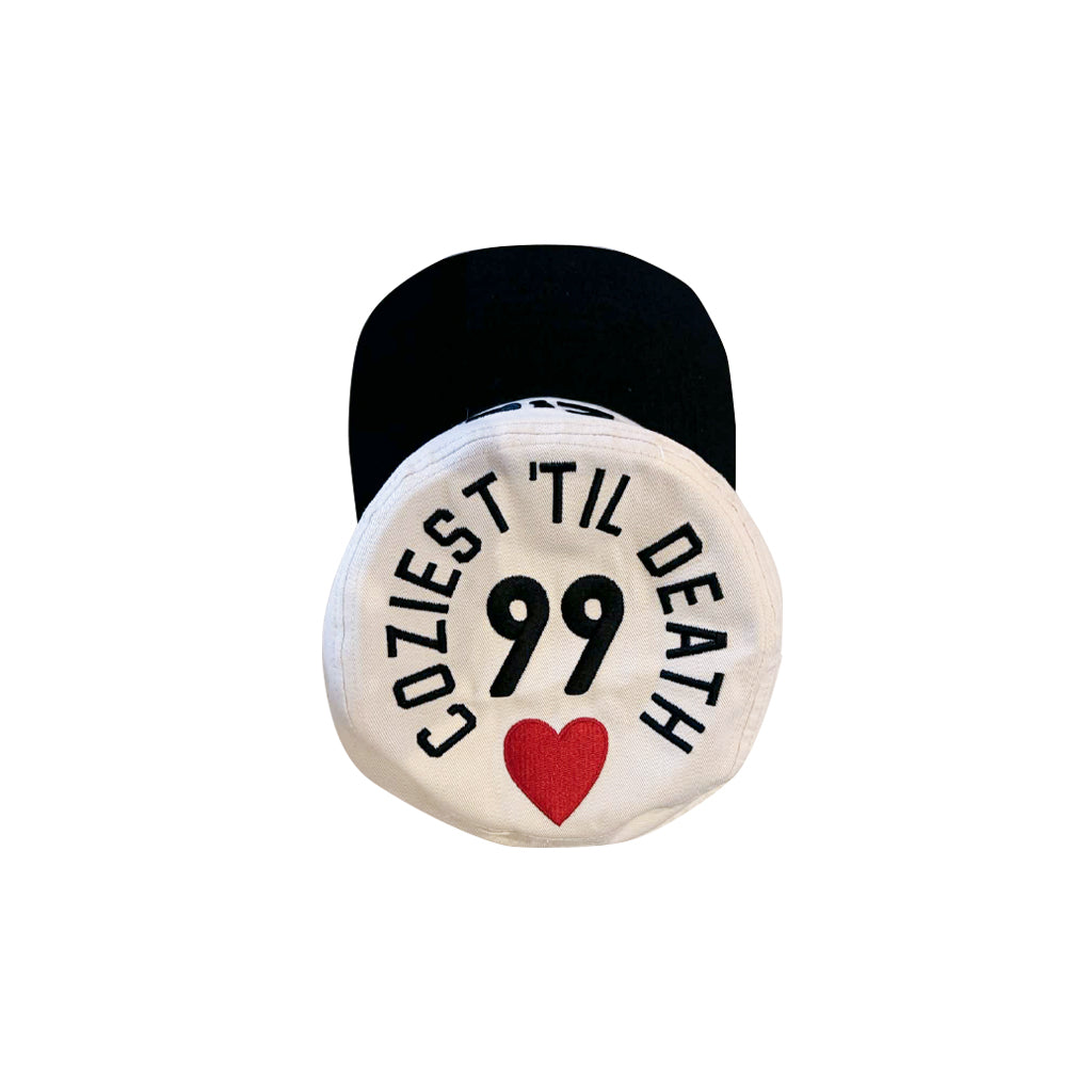 “Till Death” Cap in Black,Brown and Offwhite Colorway