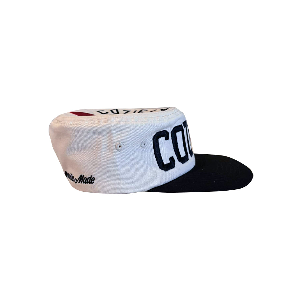 “Till Death” Cap in Black,Brown and Offwhite Colorway