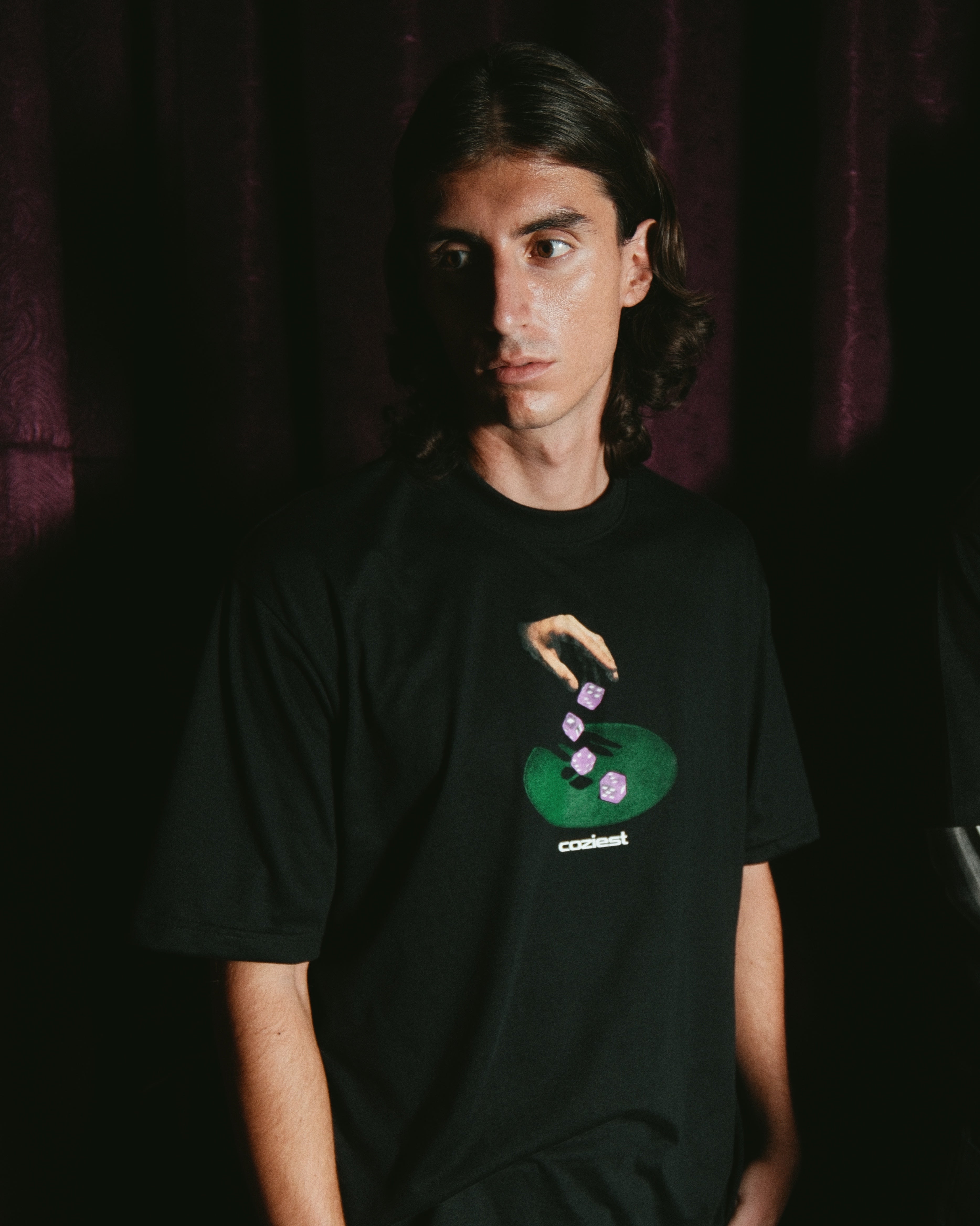 "Dice" Tee in Black Colorway