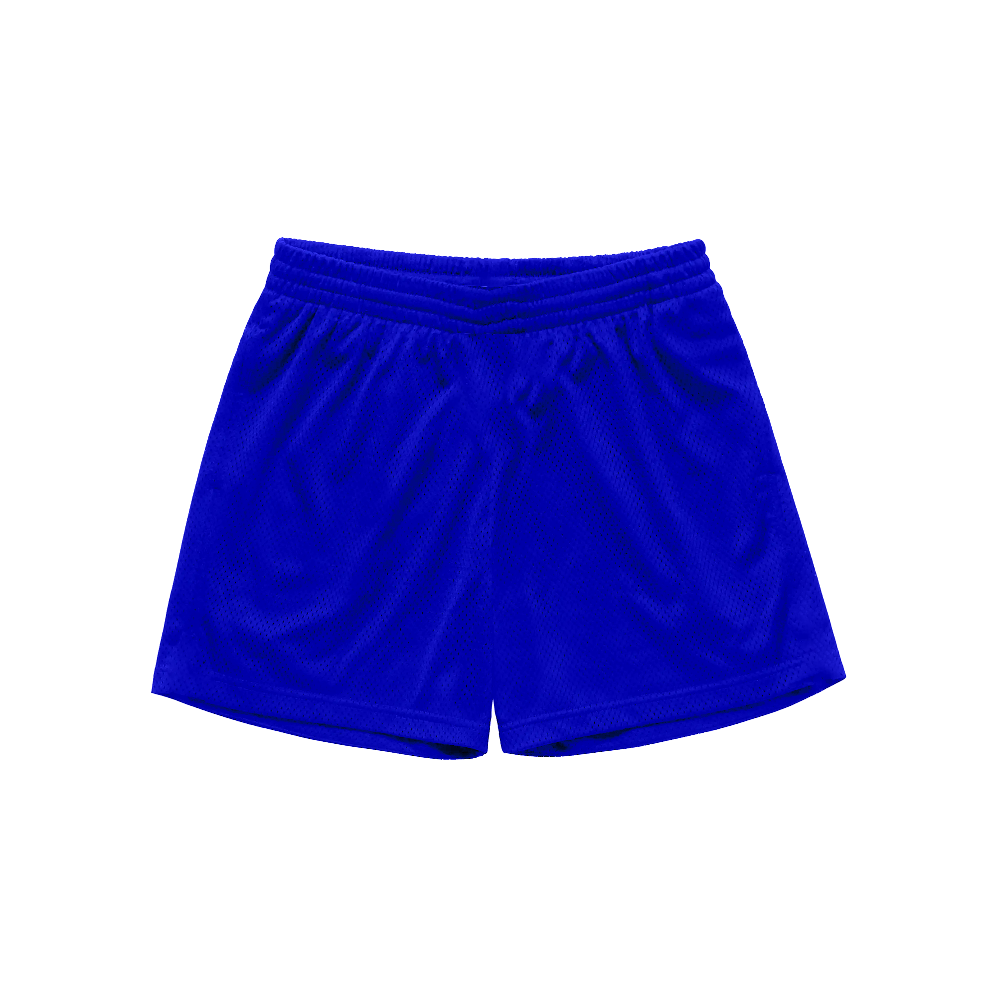 “C Logo” Mesh Shorts in Blue Colorway