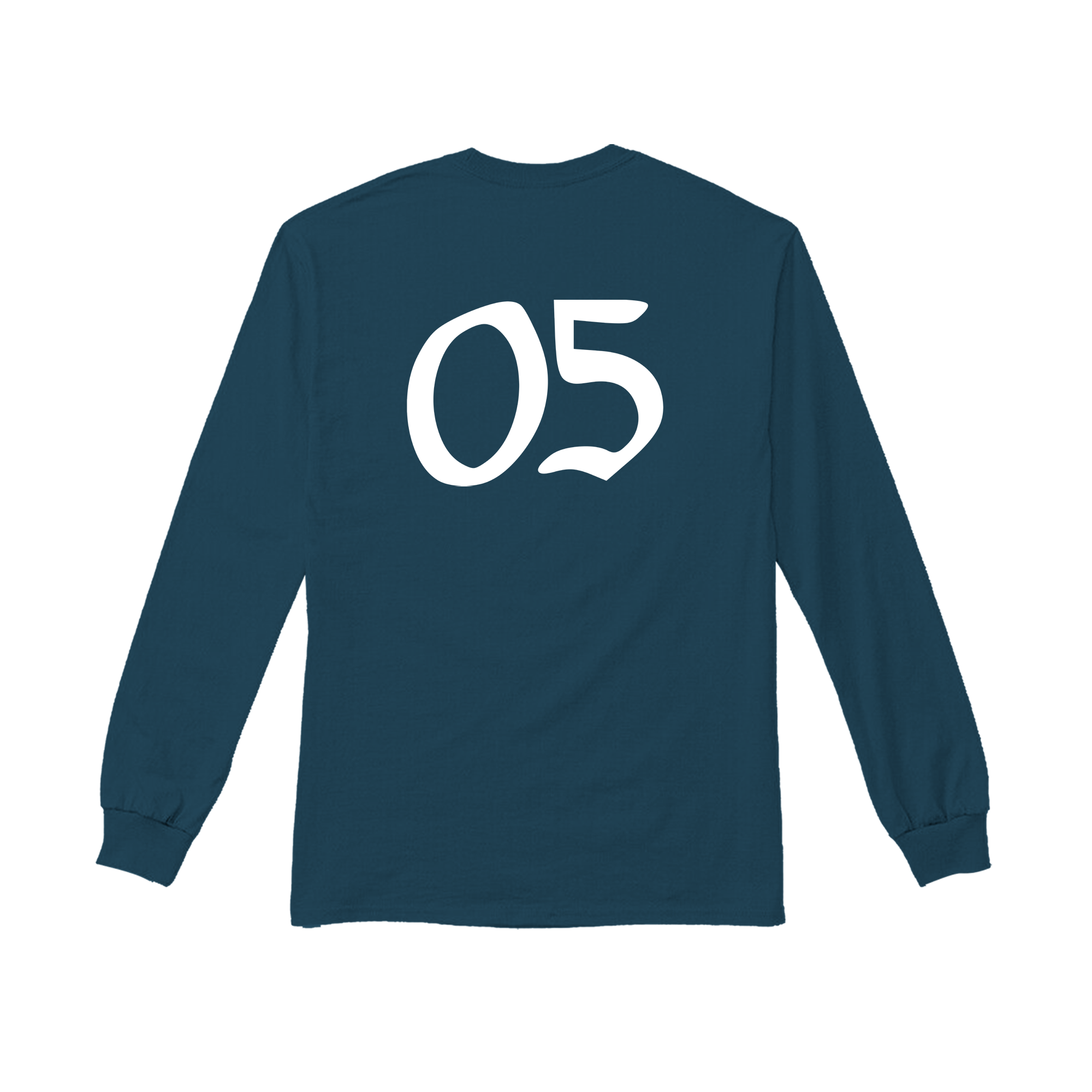"05" Long-sleeves in Blue Colorway