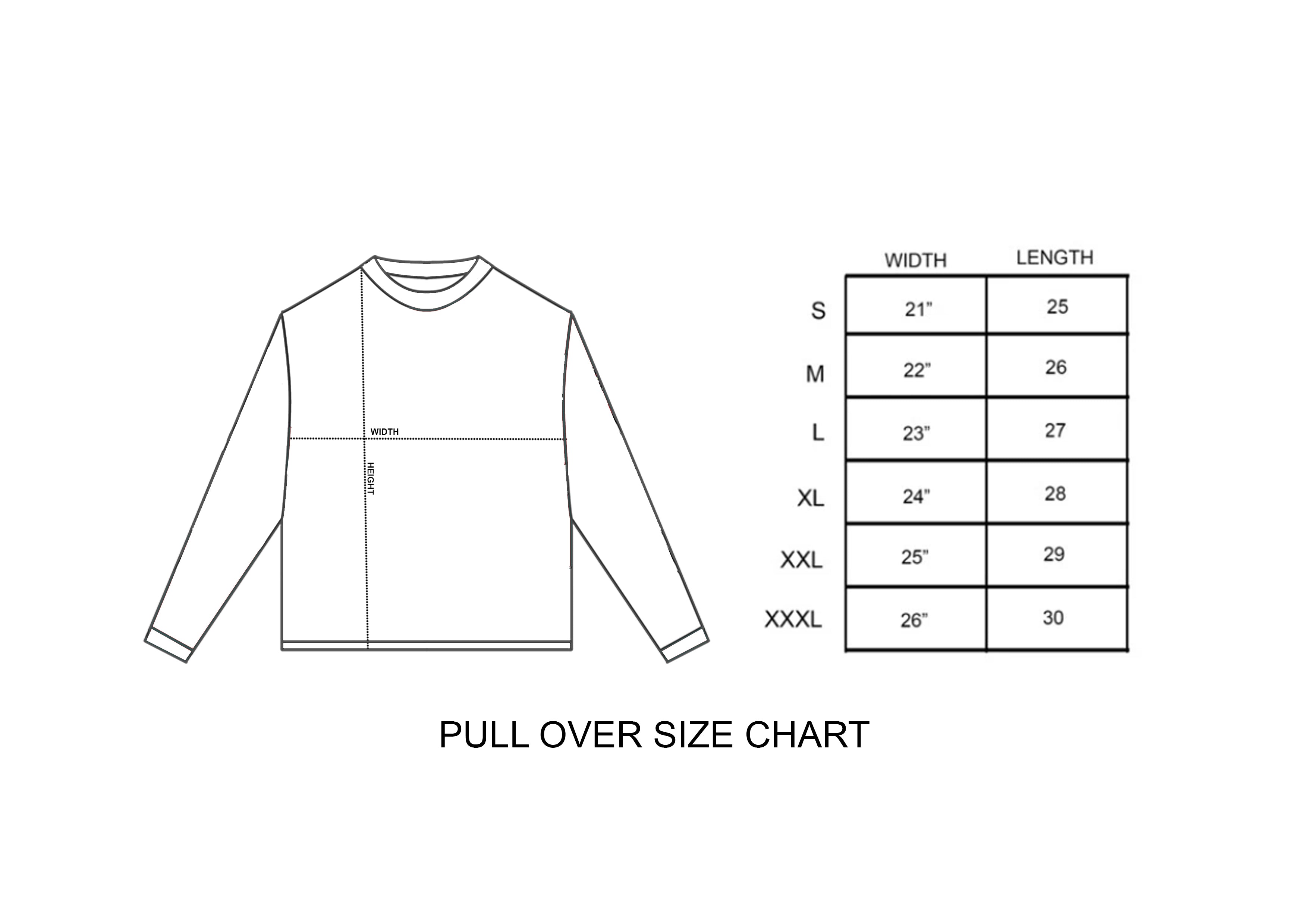 "Classic" Pullover in Black Colorway