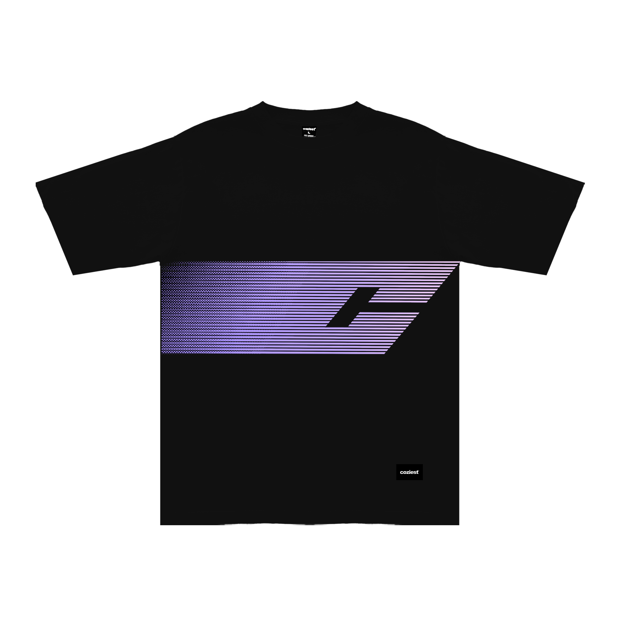 “Stretch” Tee in Spectrum Colorway
