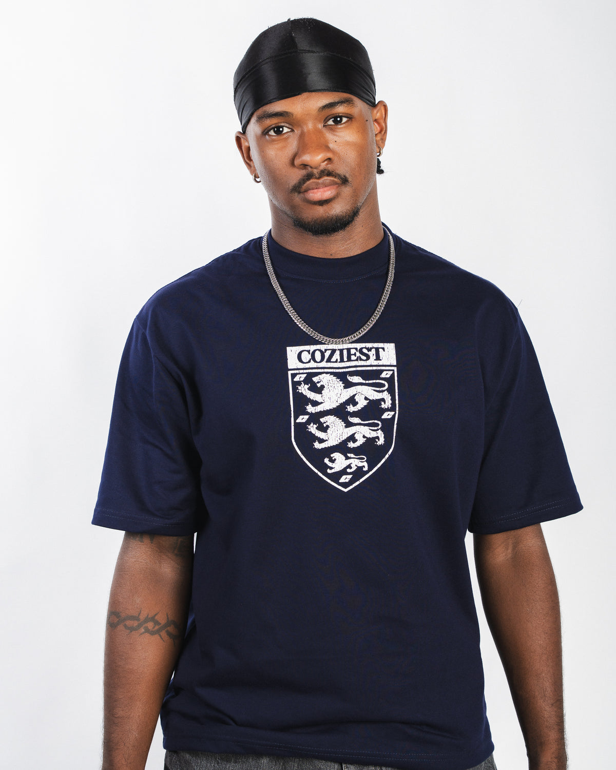 "Stark" Tee in Navy Blue