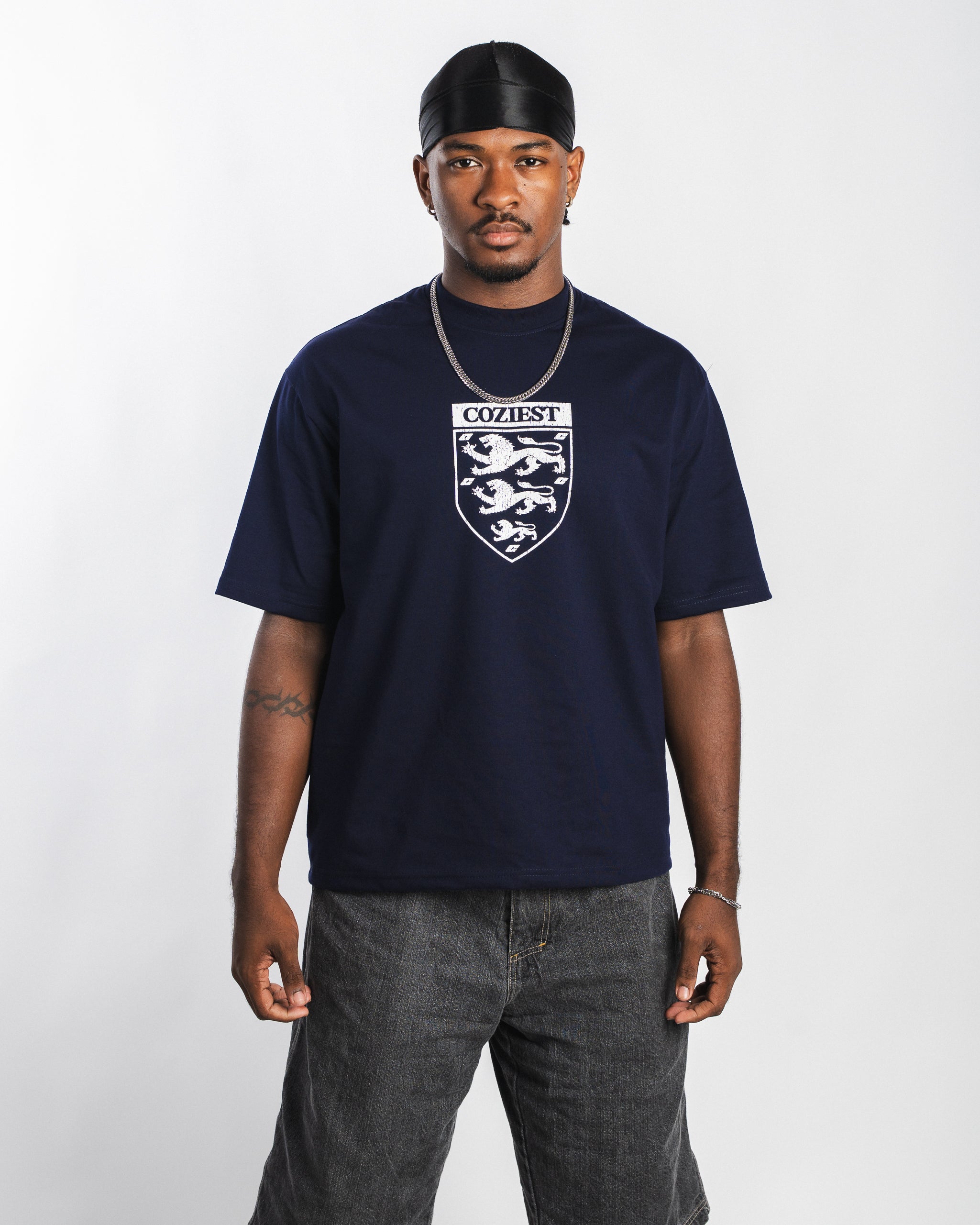 "Stark" Tee in Navy Blue