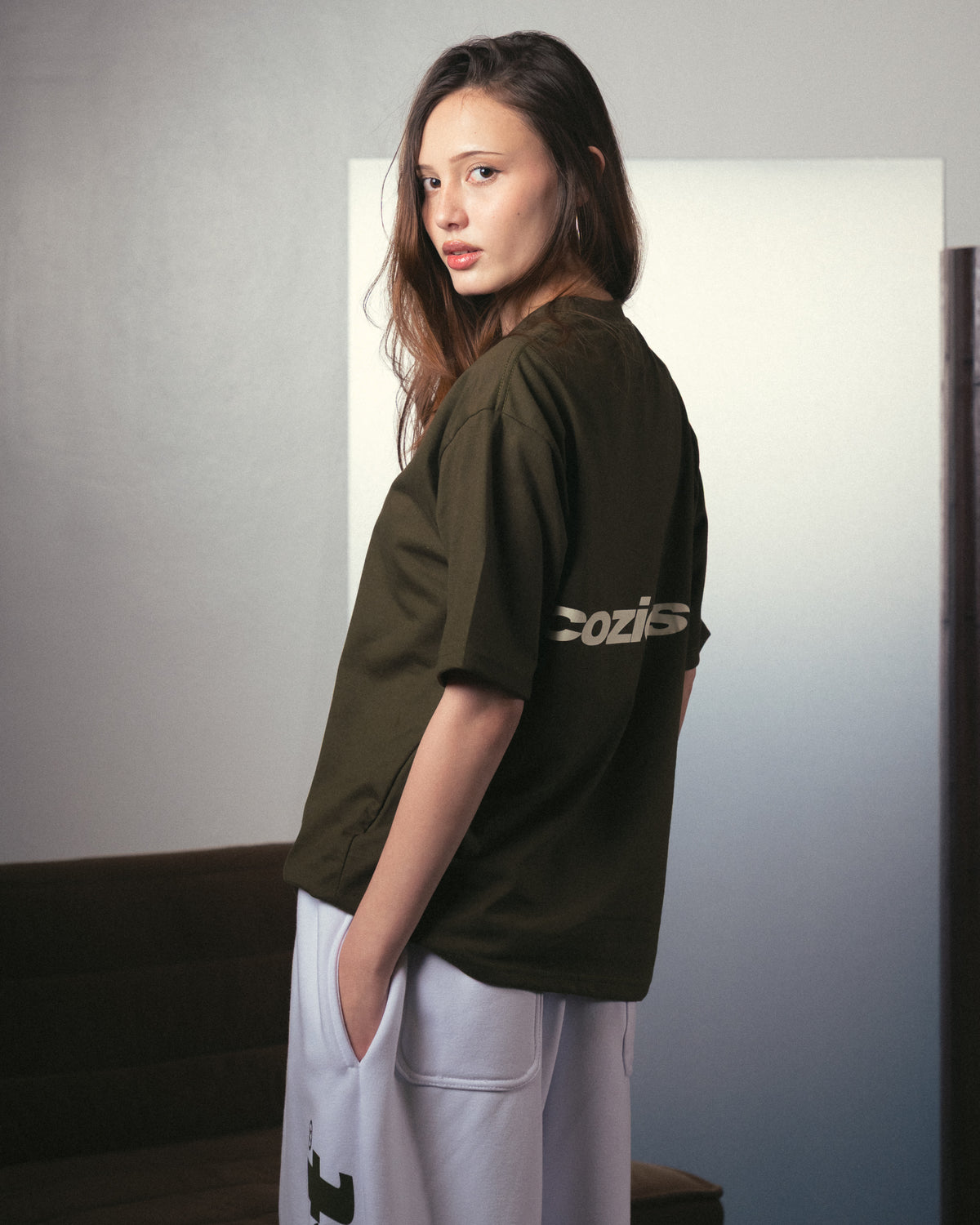 "Moss" Box Tee