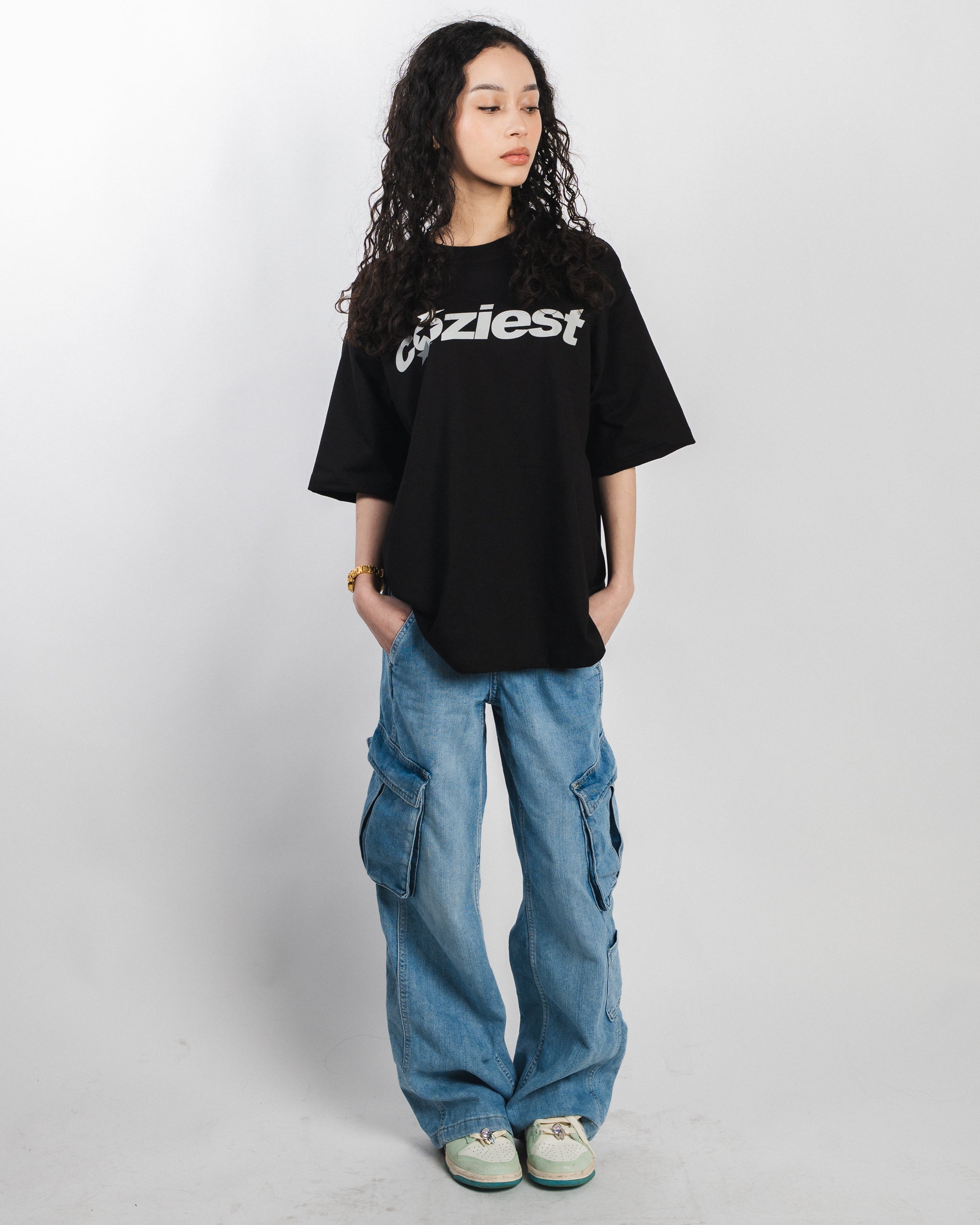 "Tri-Star" Tee in Black