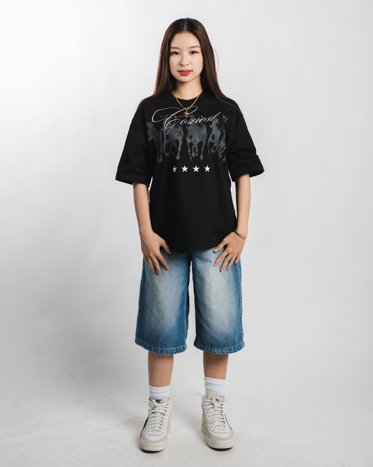 "Frontier" Tee in Black