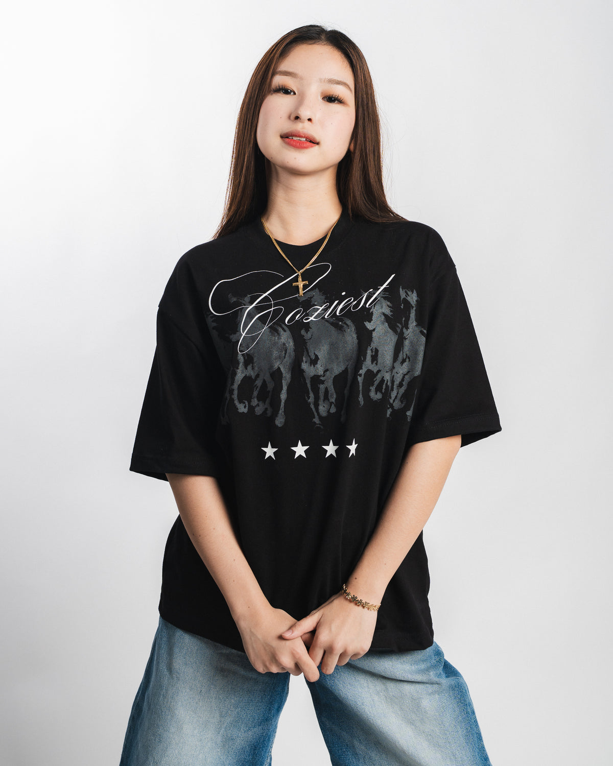 "Frontier" Tee in Black