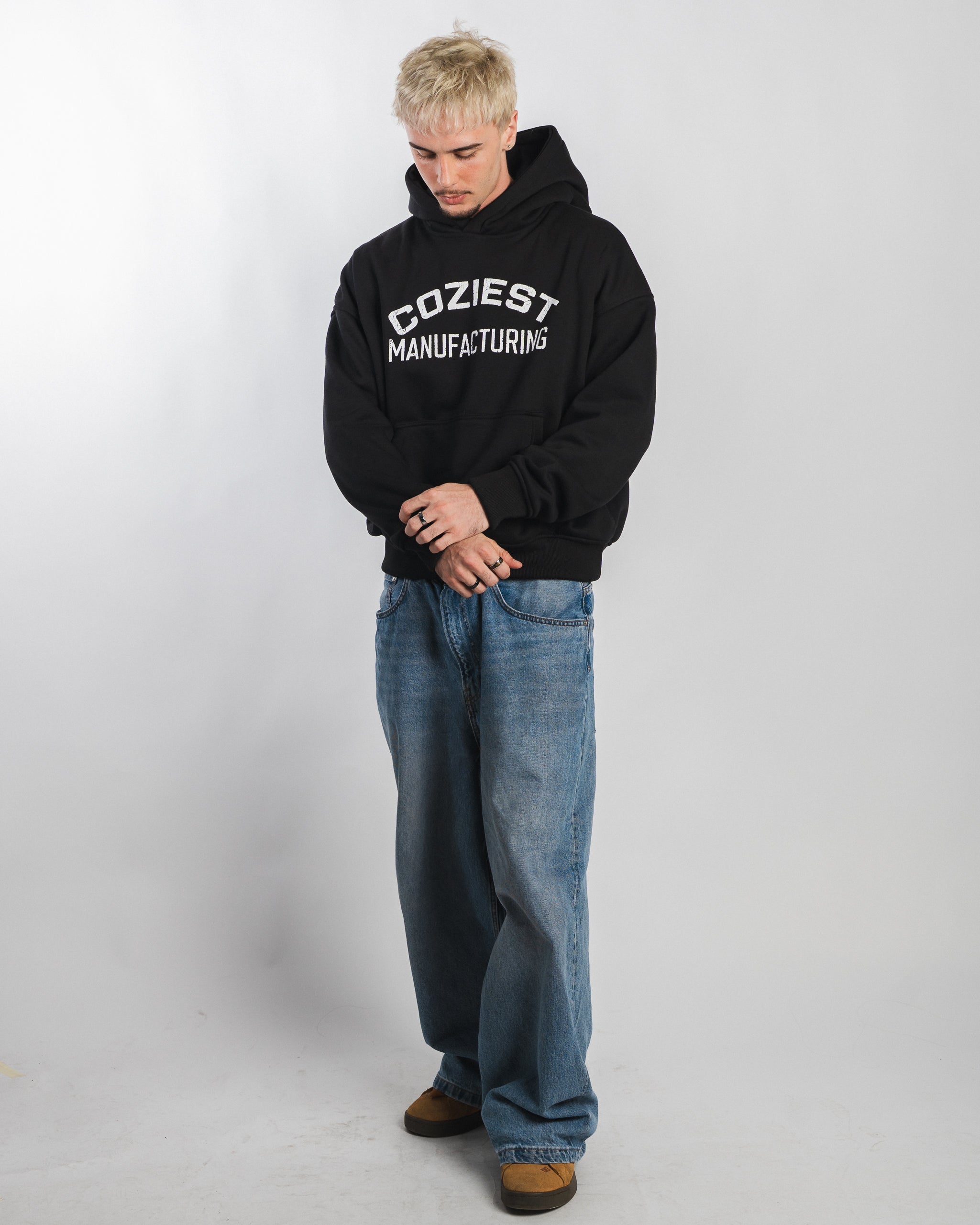 "Manufacturing" Hoodie in Black