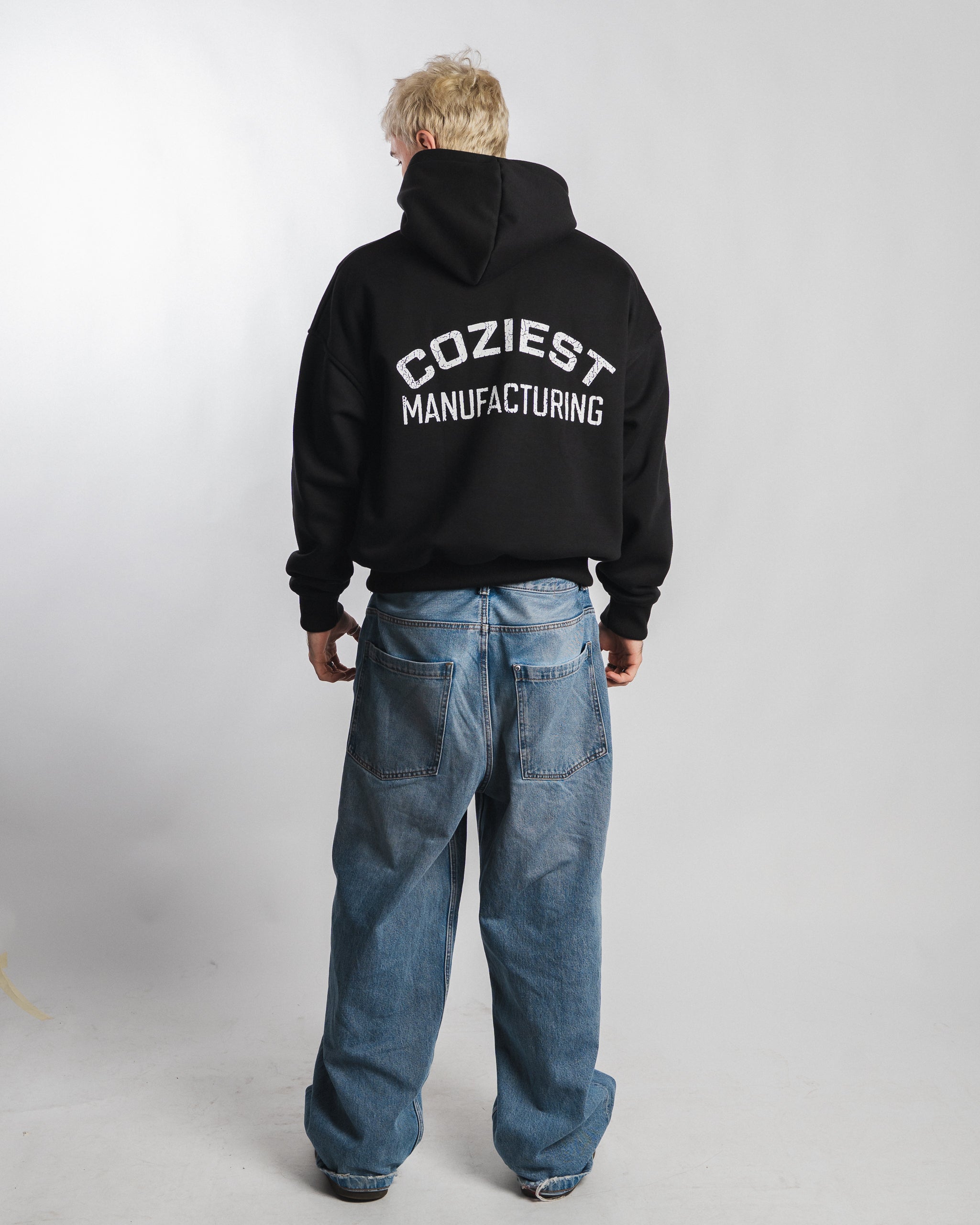 "Manufacturing" Hoodie in Black