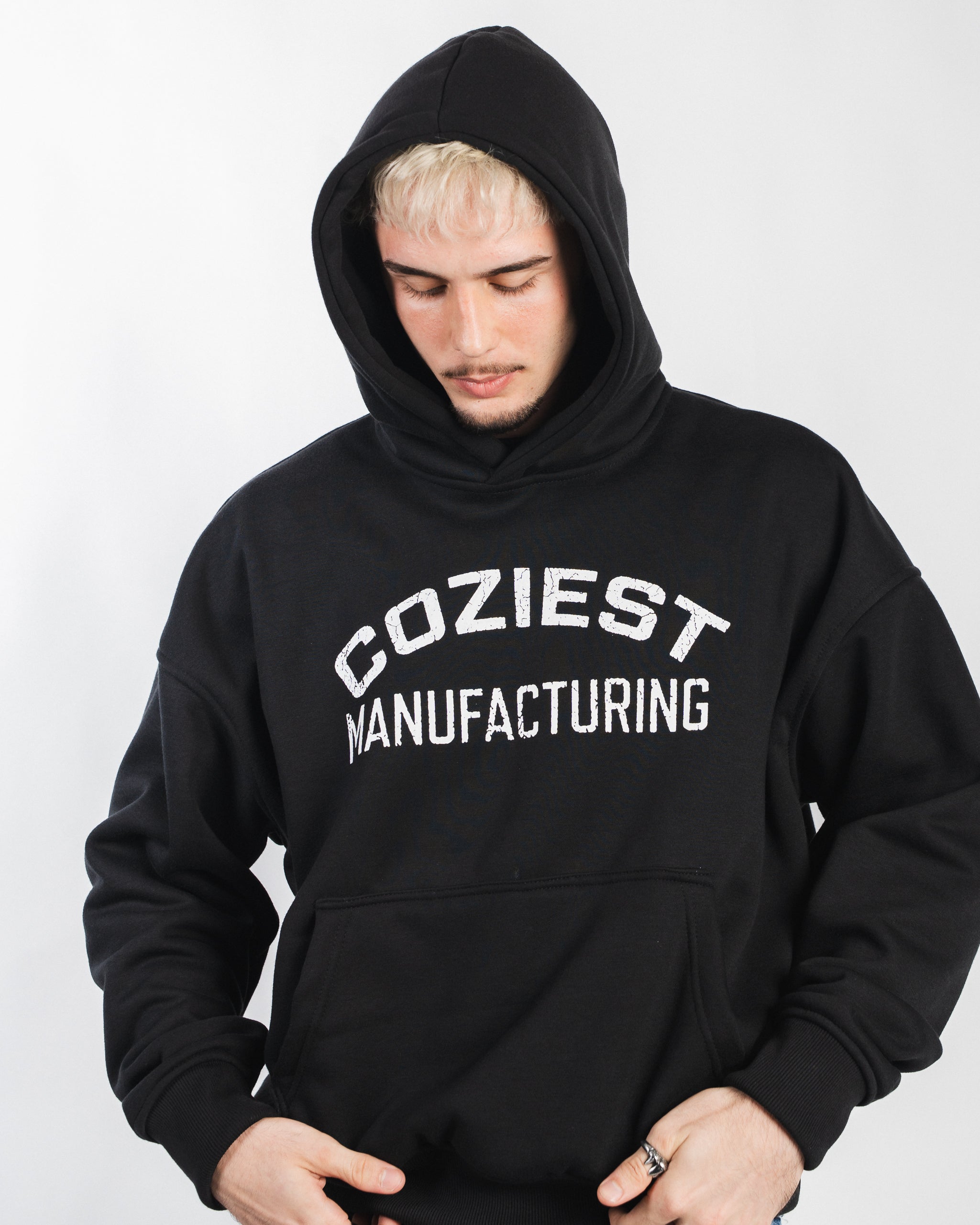 "Manufacturing" Hoodie in Black