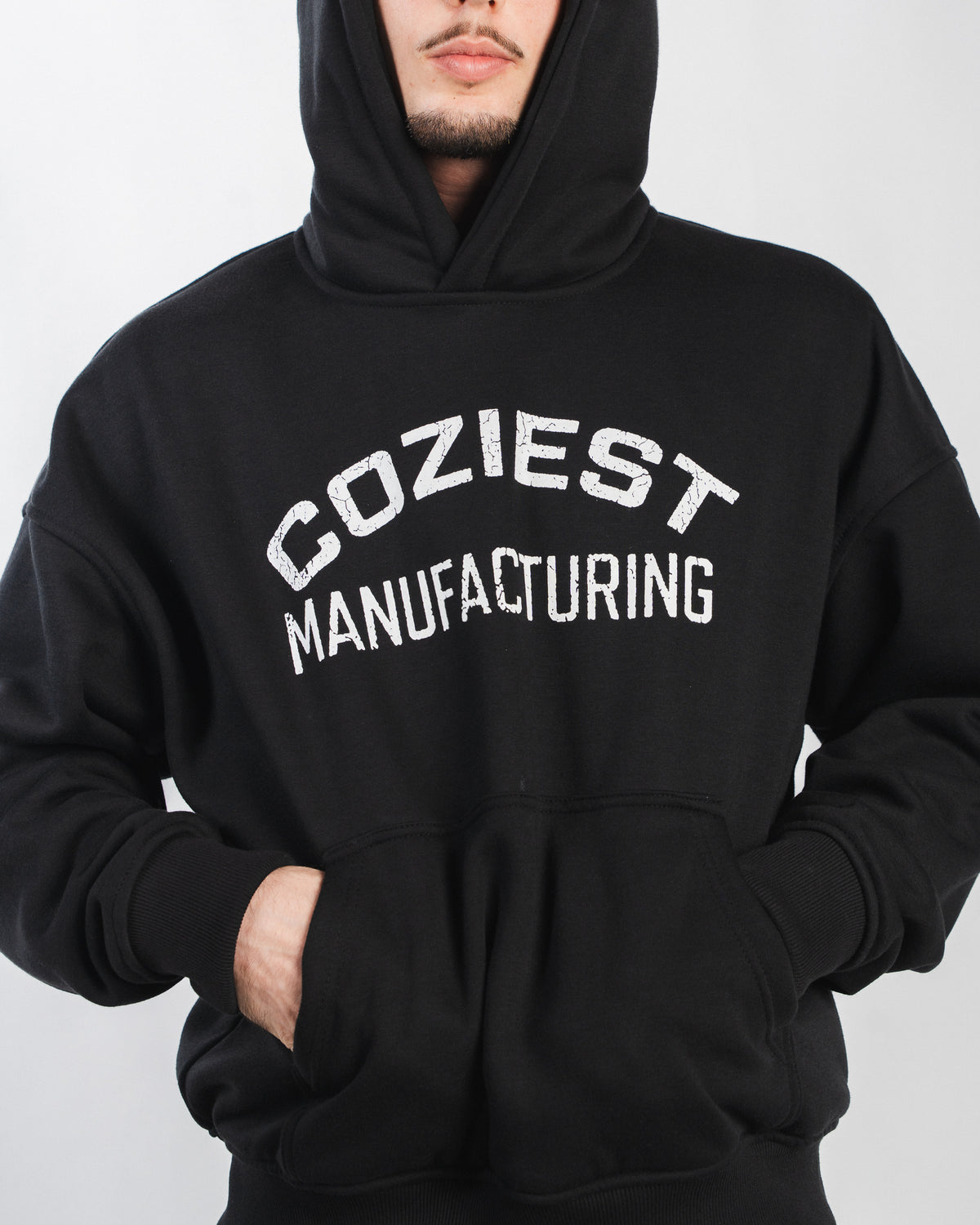 "Manufacturing" Hoodie in Black