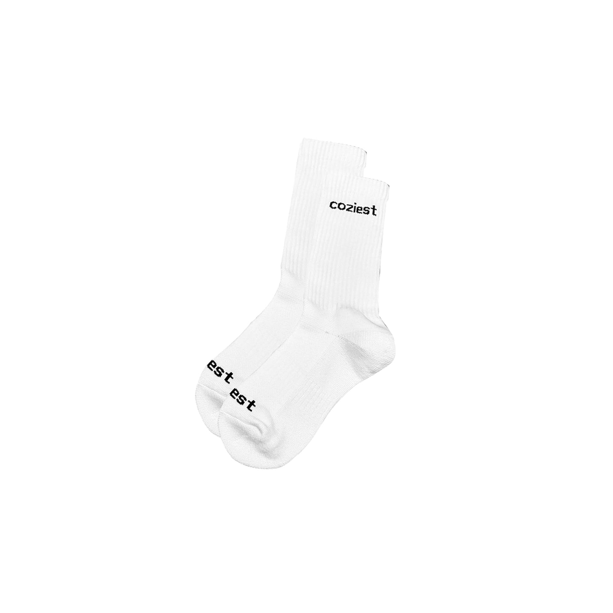 "Kuatro" Socks in White Colorway