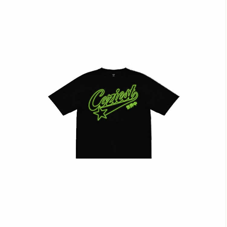 "Neon Green" Tee in Black Colorway