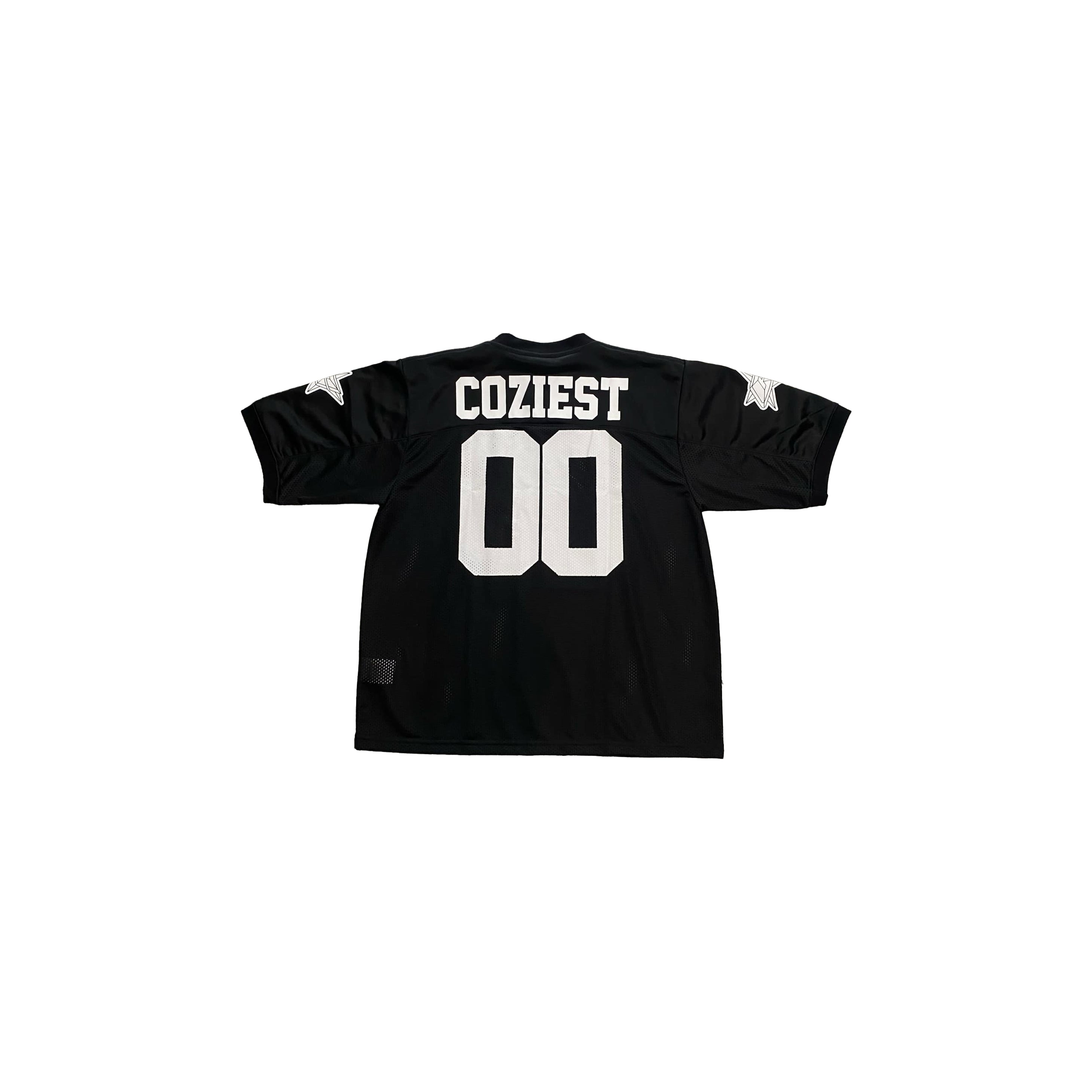 "Harley" Mesh Jersey Shirt in Black Colorway