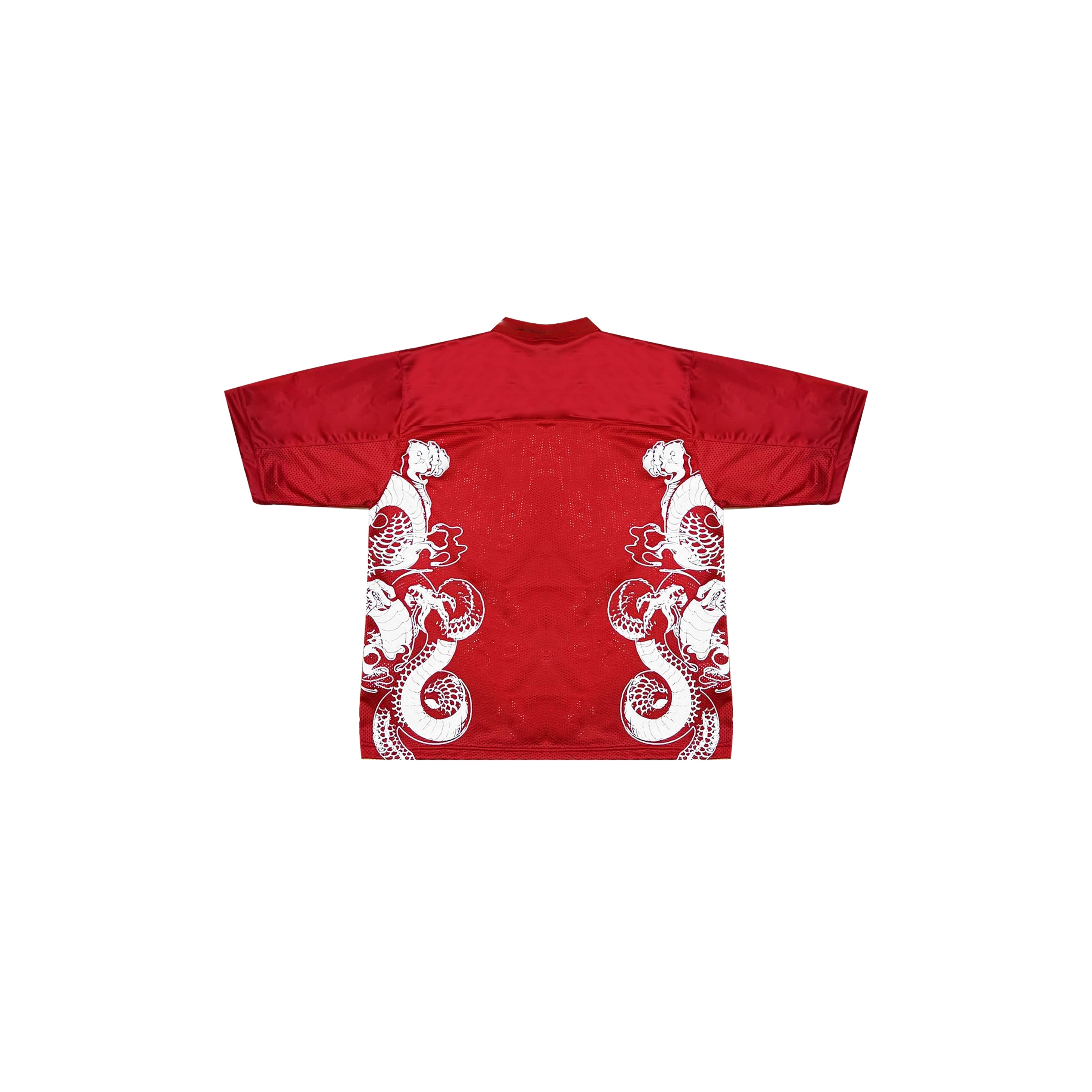 "Balerion" Mesh Jersey in Black and Red Colorway