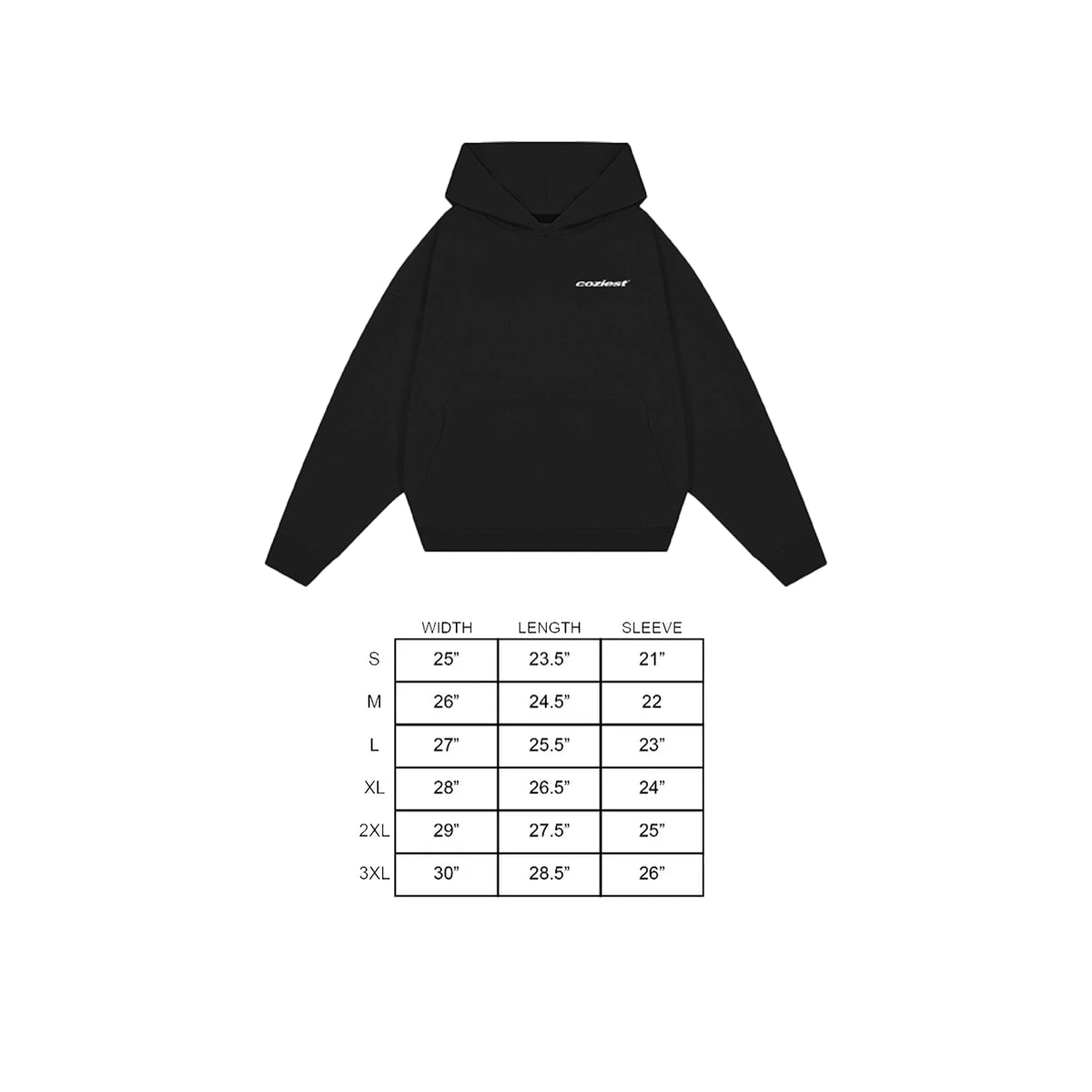 "Italic" Hoodie in Green