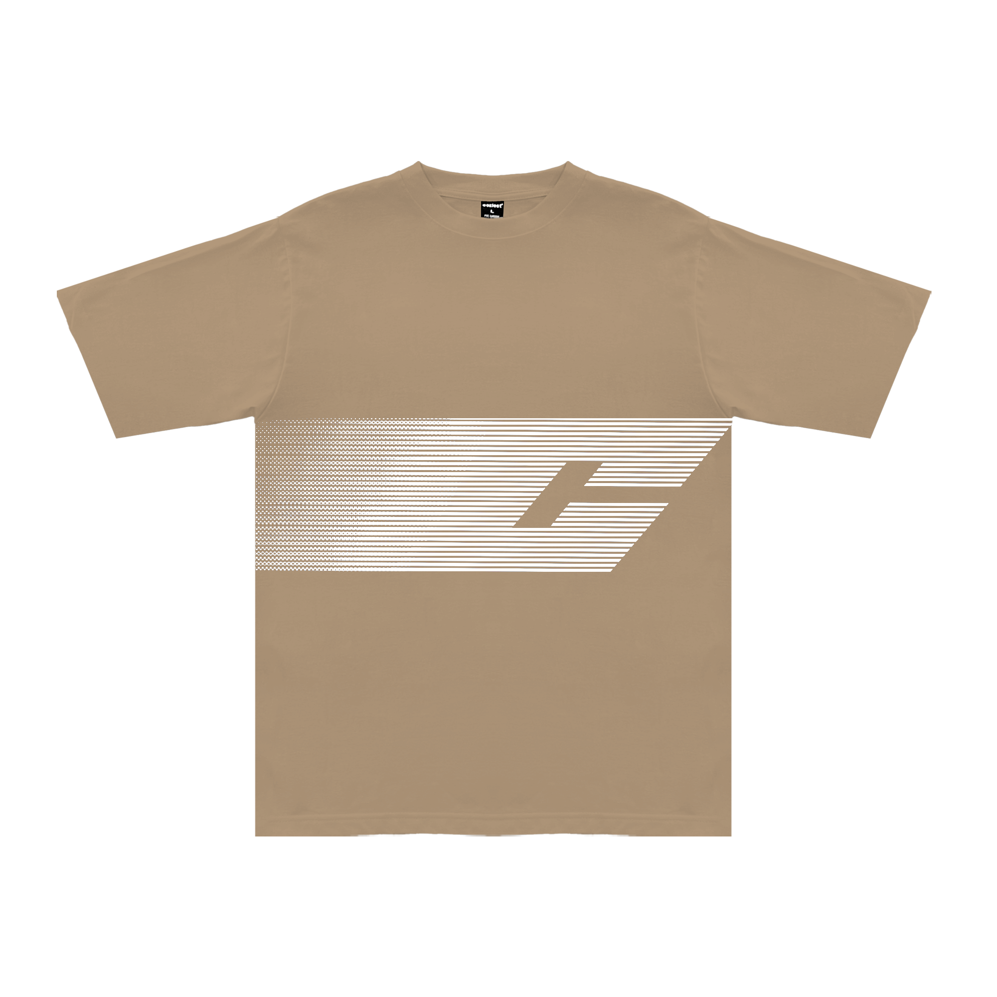 “Stretch” Tee in Mocha Colorway