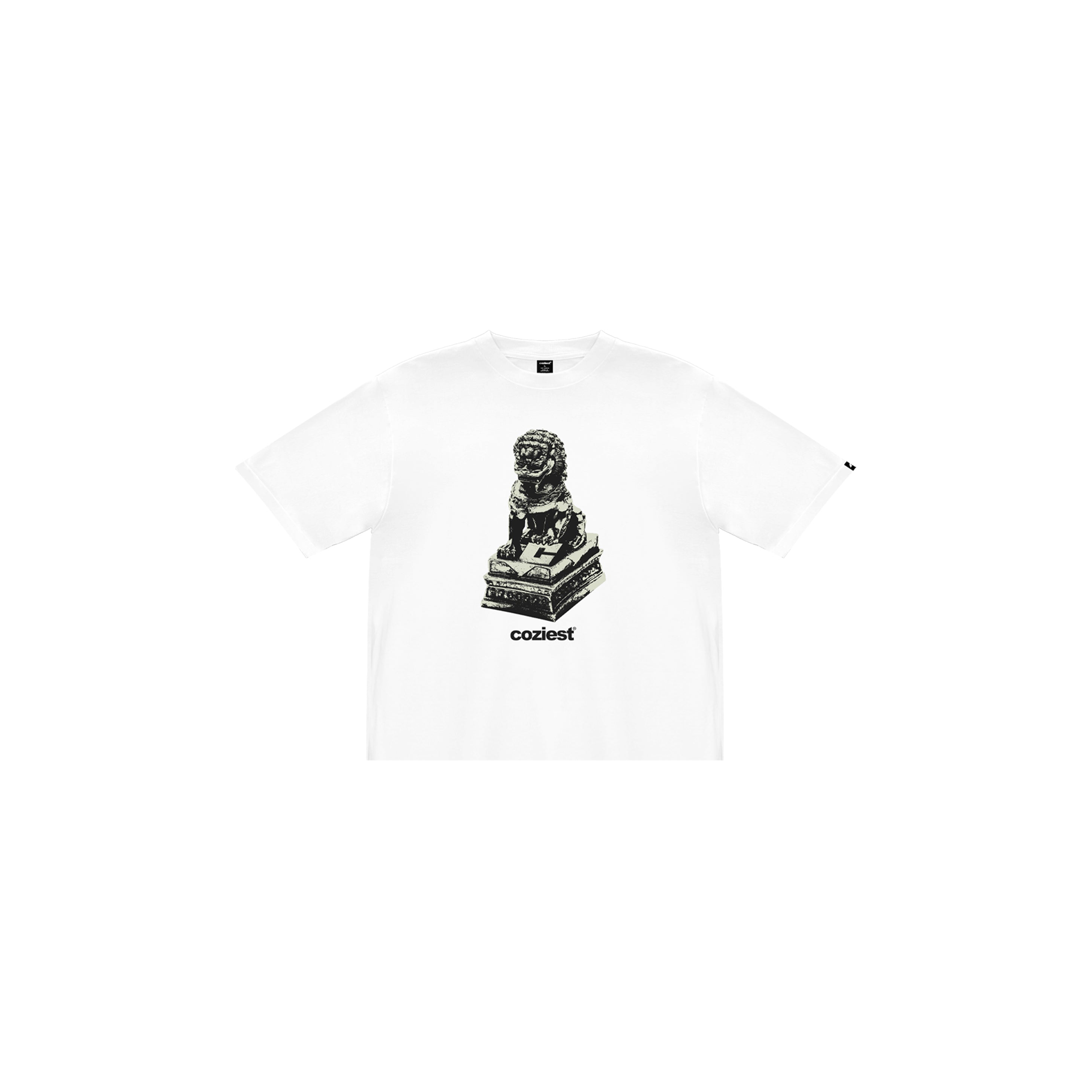 "Foo Dog" Tee in White Colorway