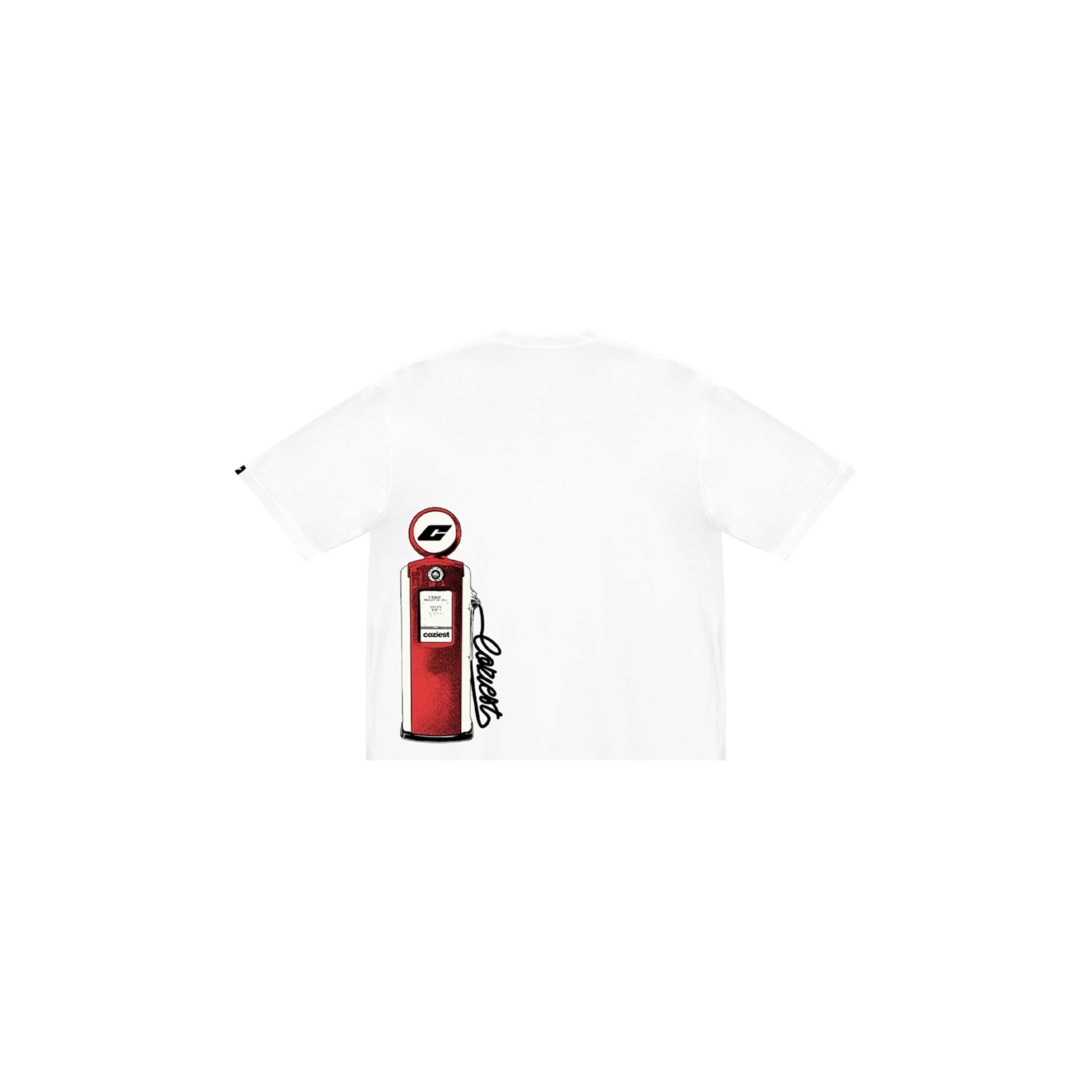 "Fuel" Tee in White Colorway