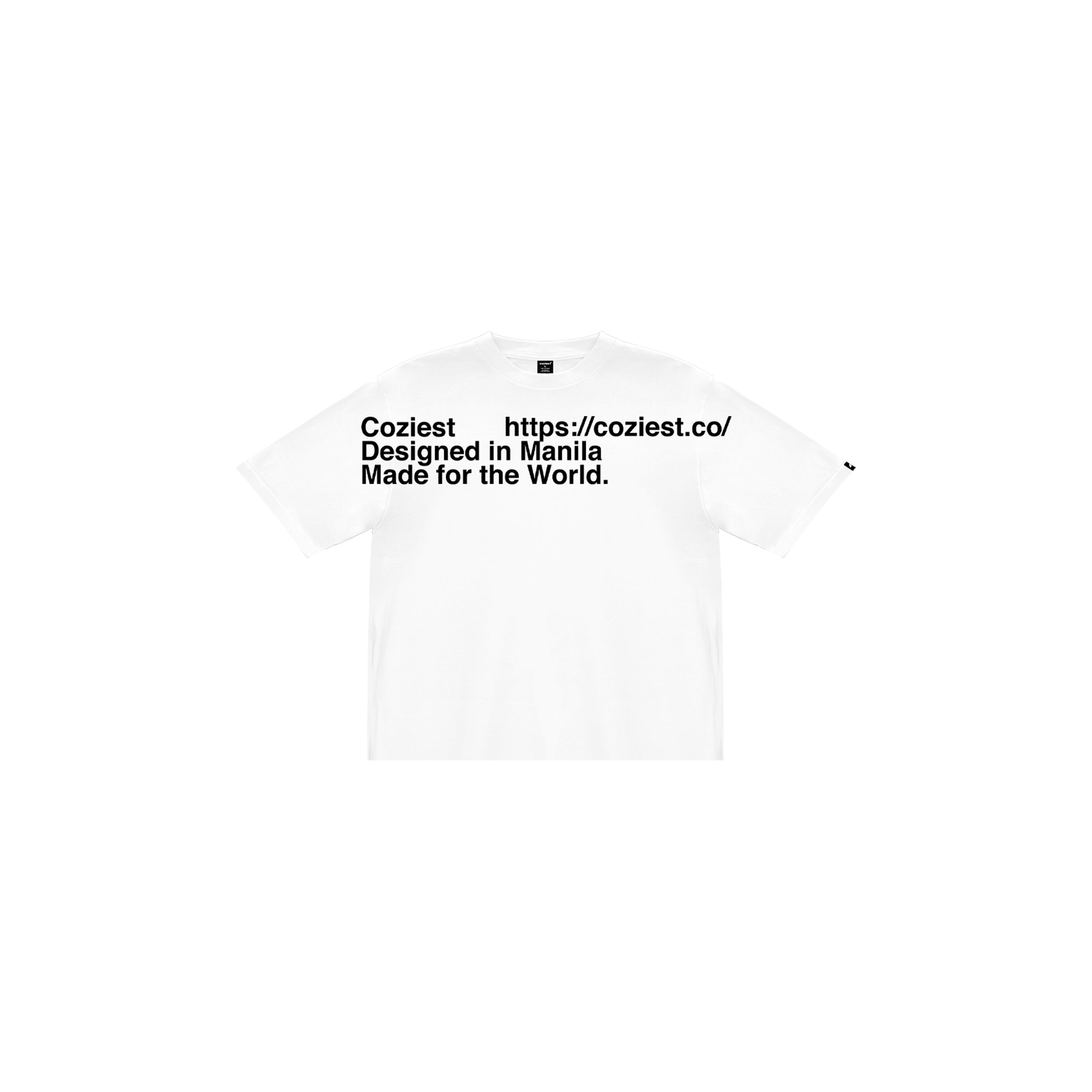 "Https" Tee in White Colorway