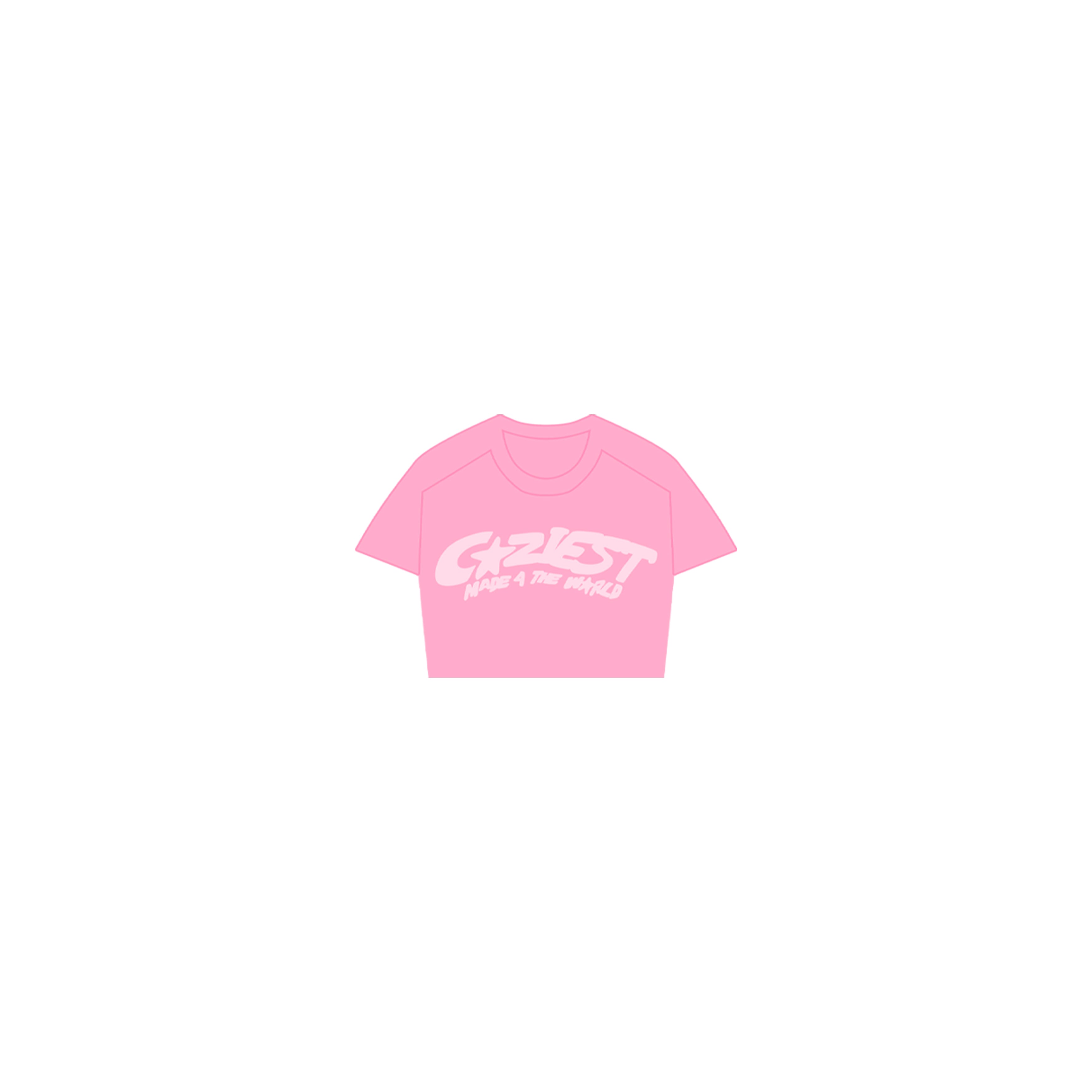 "Blaze" Croptop in Pink Colorway