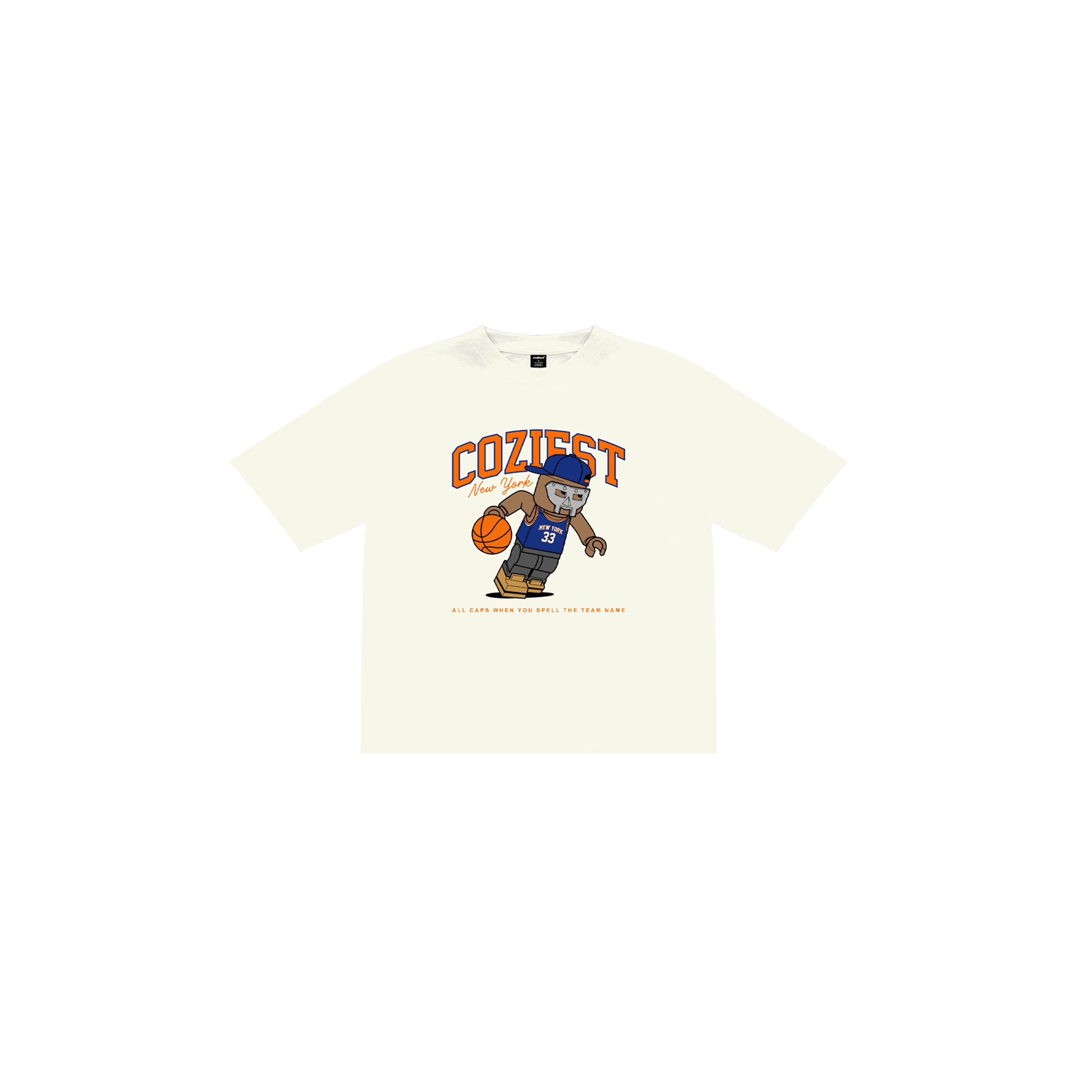 "MF Lego" Tee in Off White Colorway