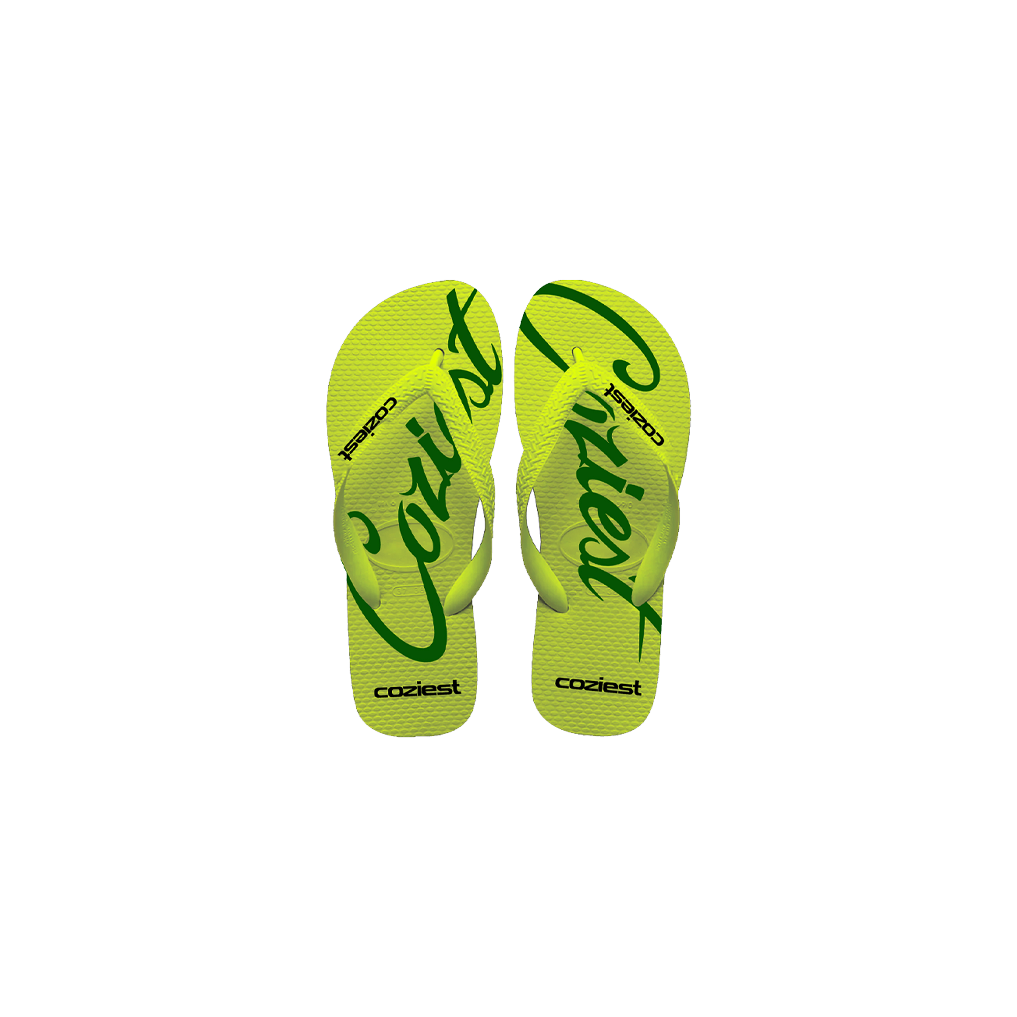 "26 Flip Flops" in Black, Fatigue and Yellow Colorway
