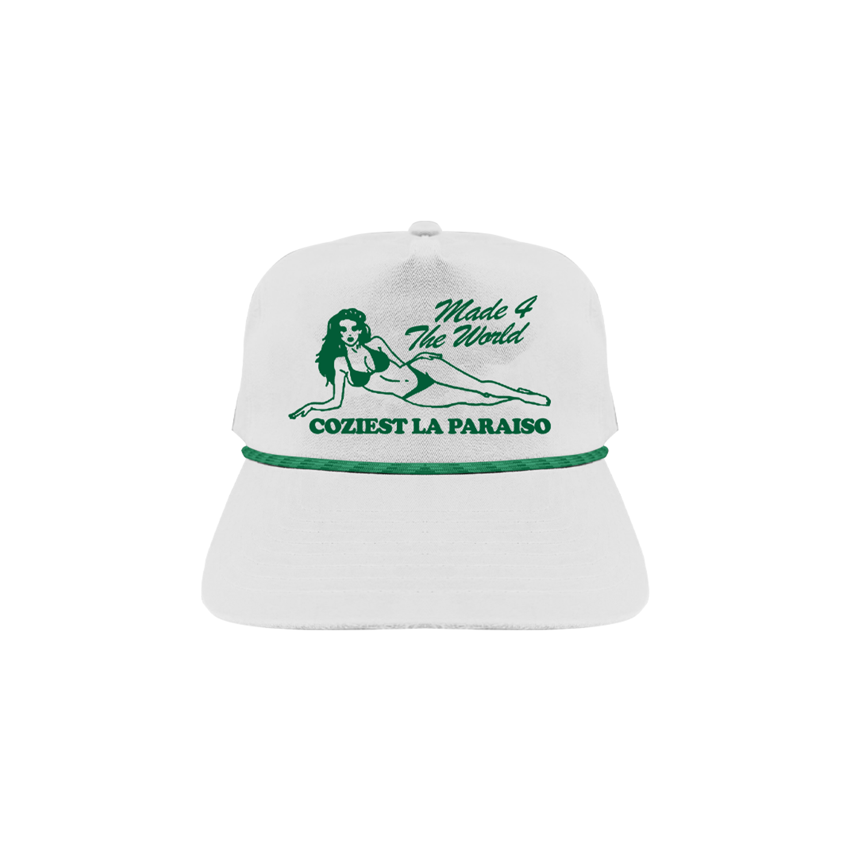 "Muse" Cap in White Colorway