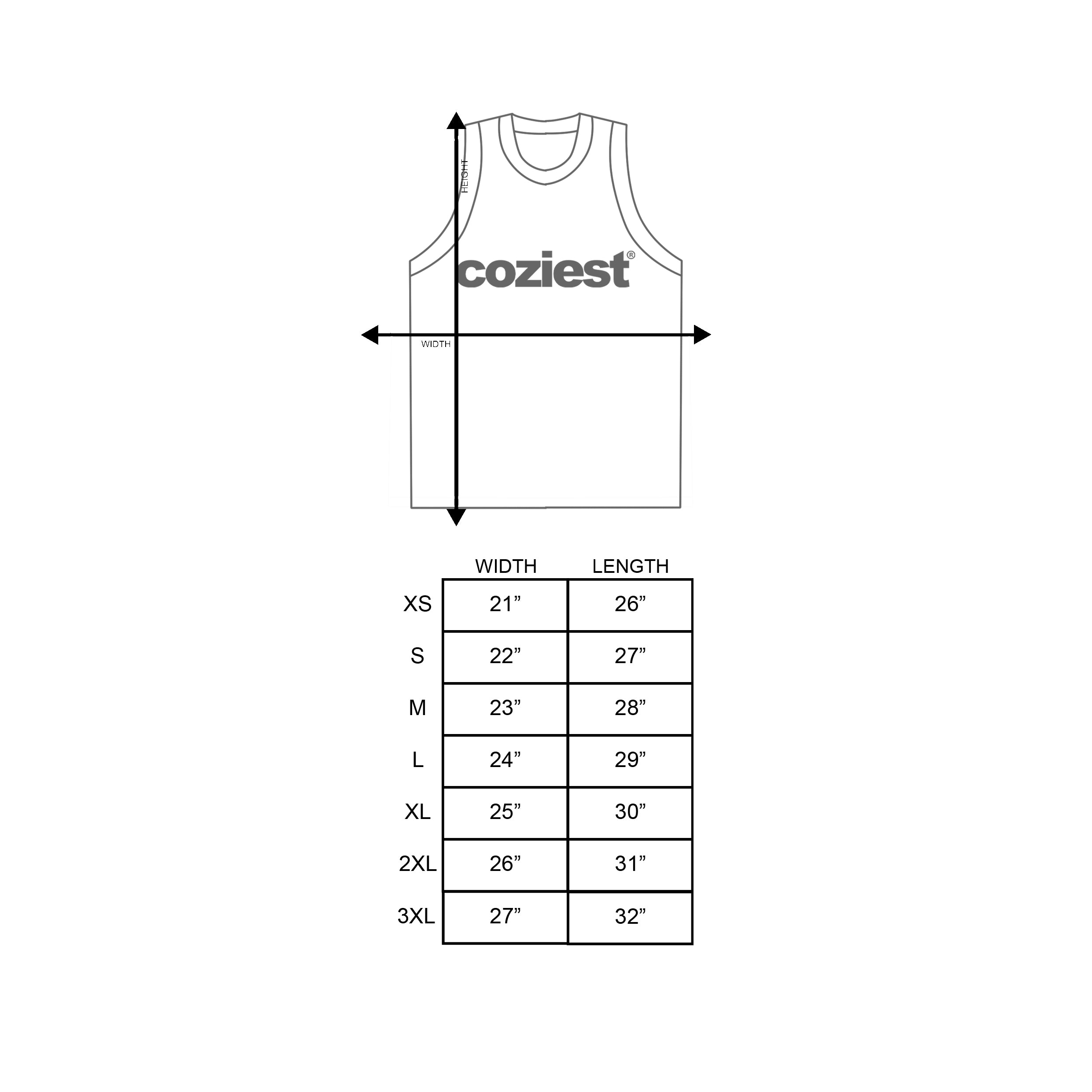 "Los Coziest" Jersey Sando in Blue Colorway