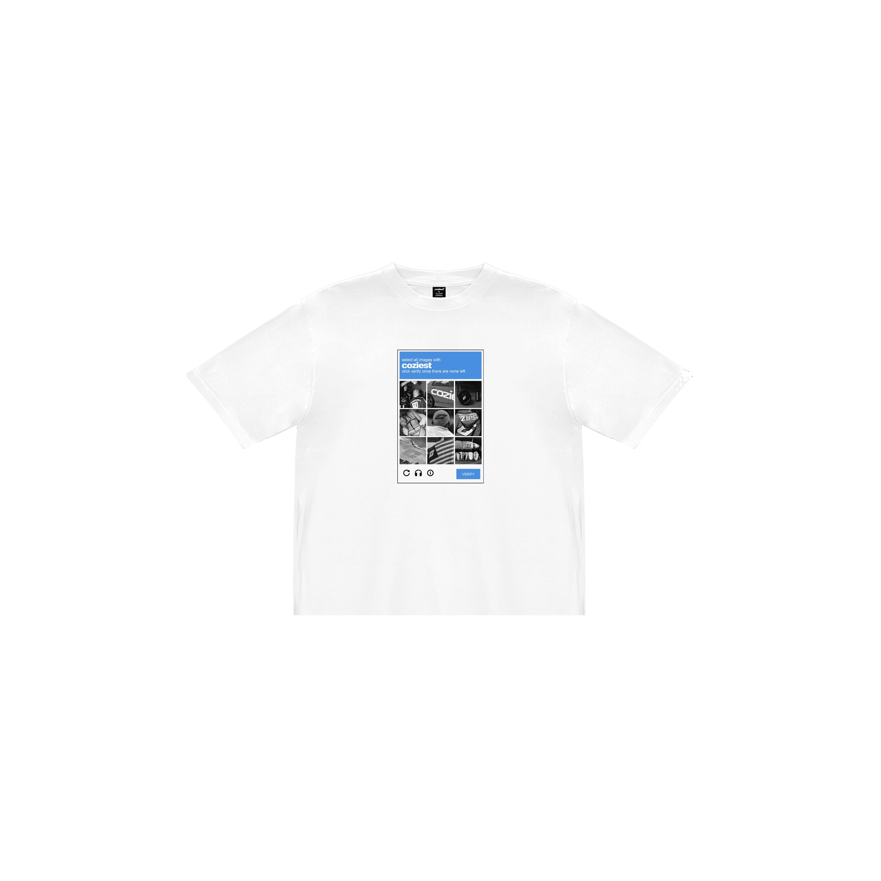 "Select" Box Tee in White Colorway