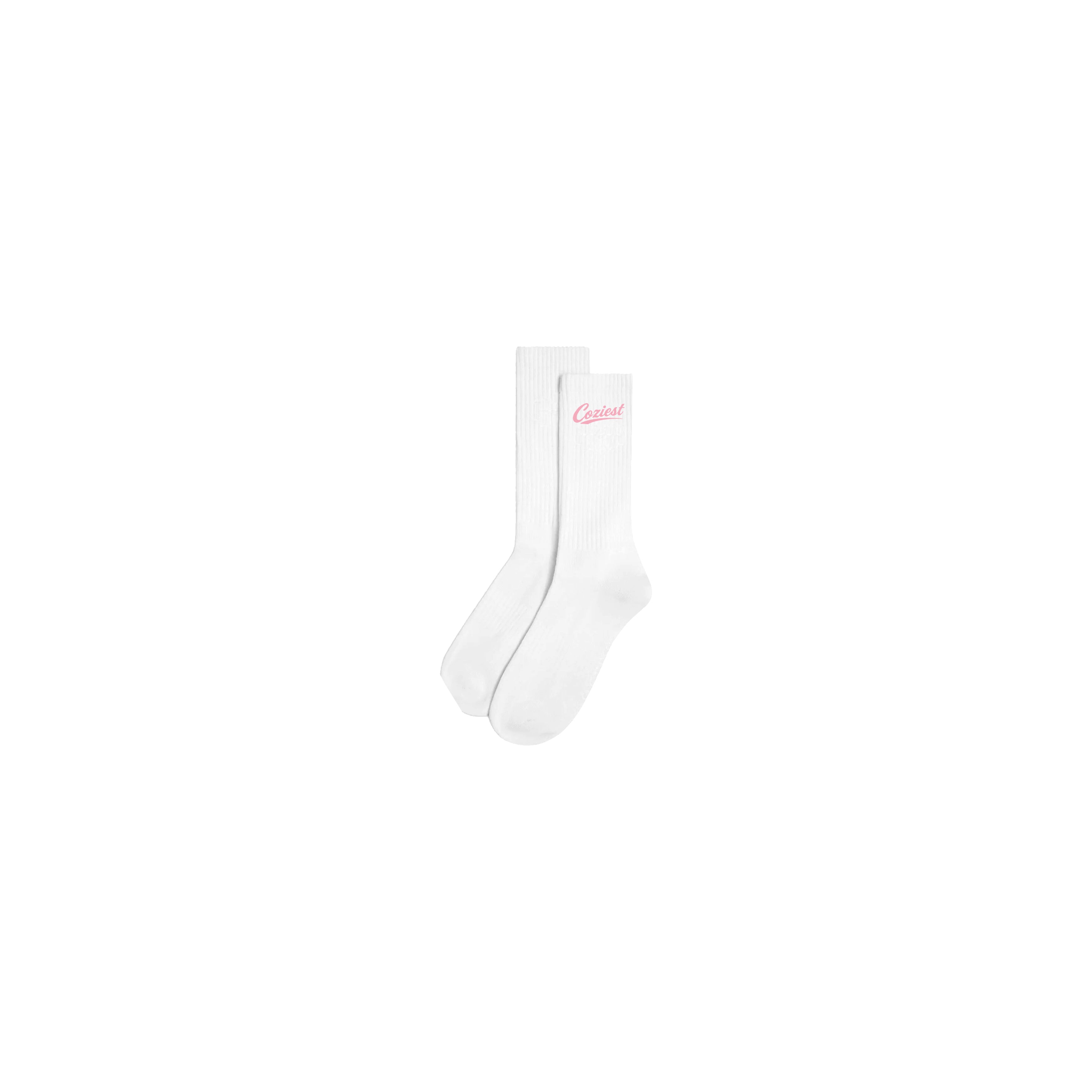 "Harley" Socks in Pink and White Colorway