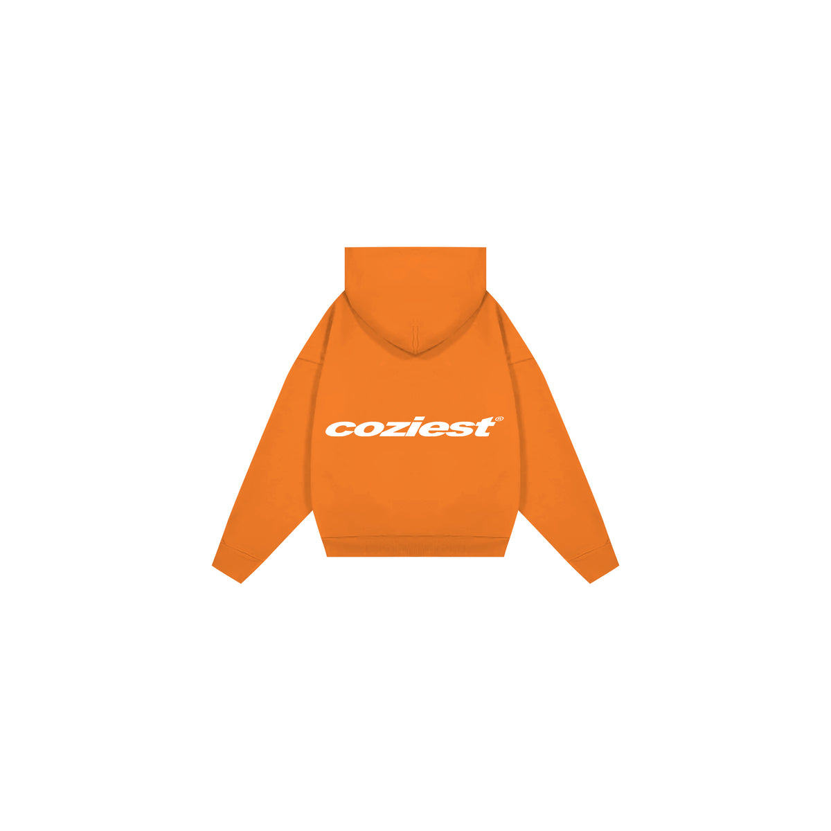"Italic" Hoodie in Orange