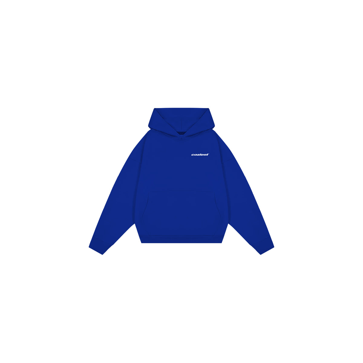 "Italic" Hoodie in Blue
